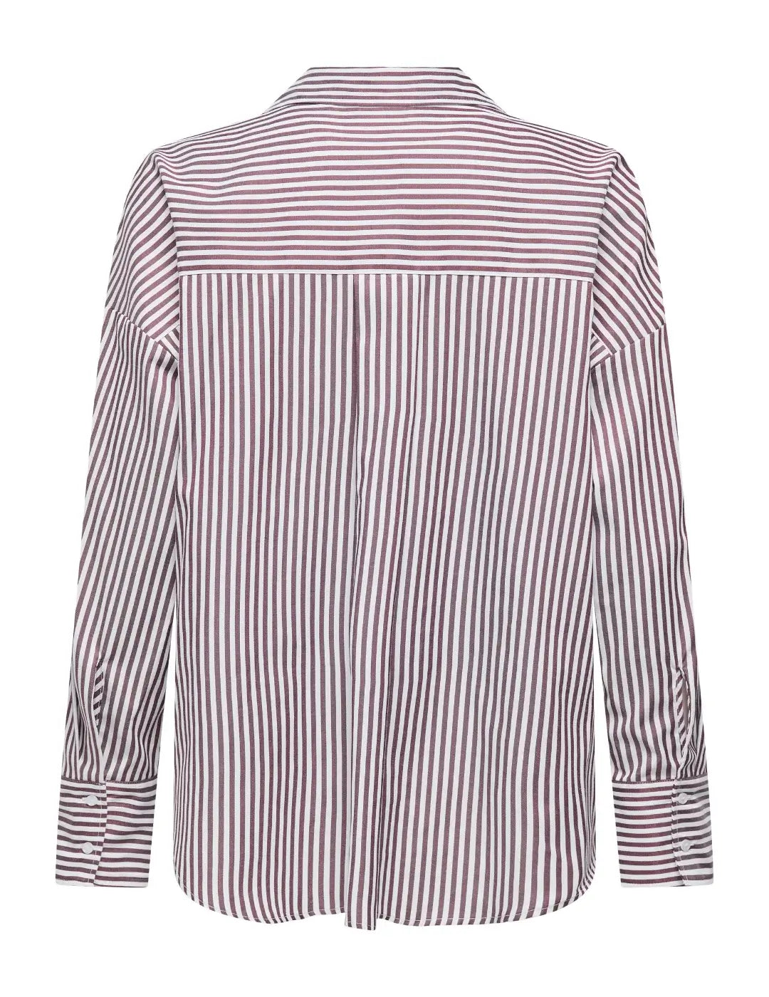 Camisa Rayas ONLY Oregon Granate | Bicos de Fío