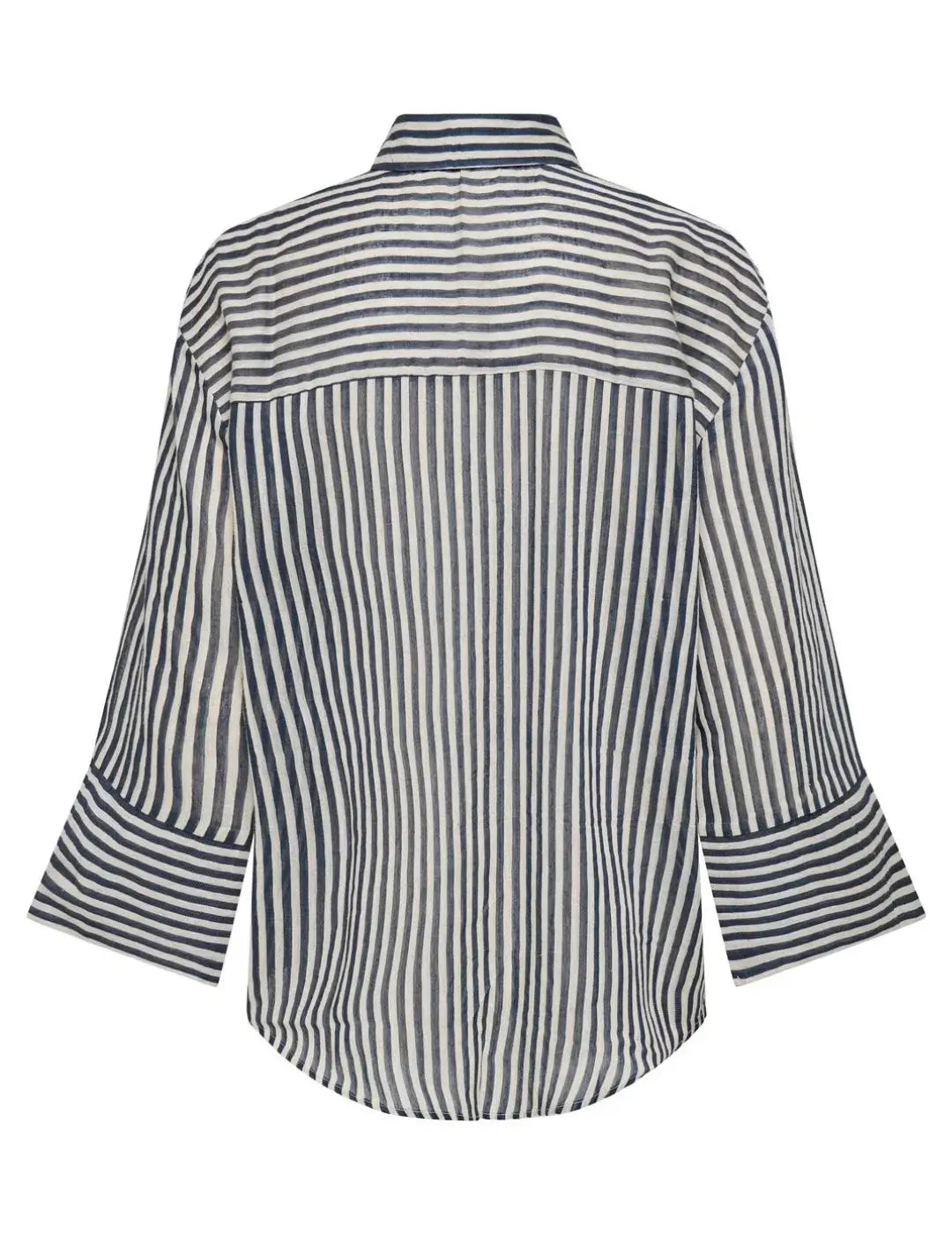 Camisa Rayas JDY Martina Azul Marino | Bicos de Fío