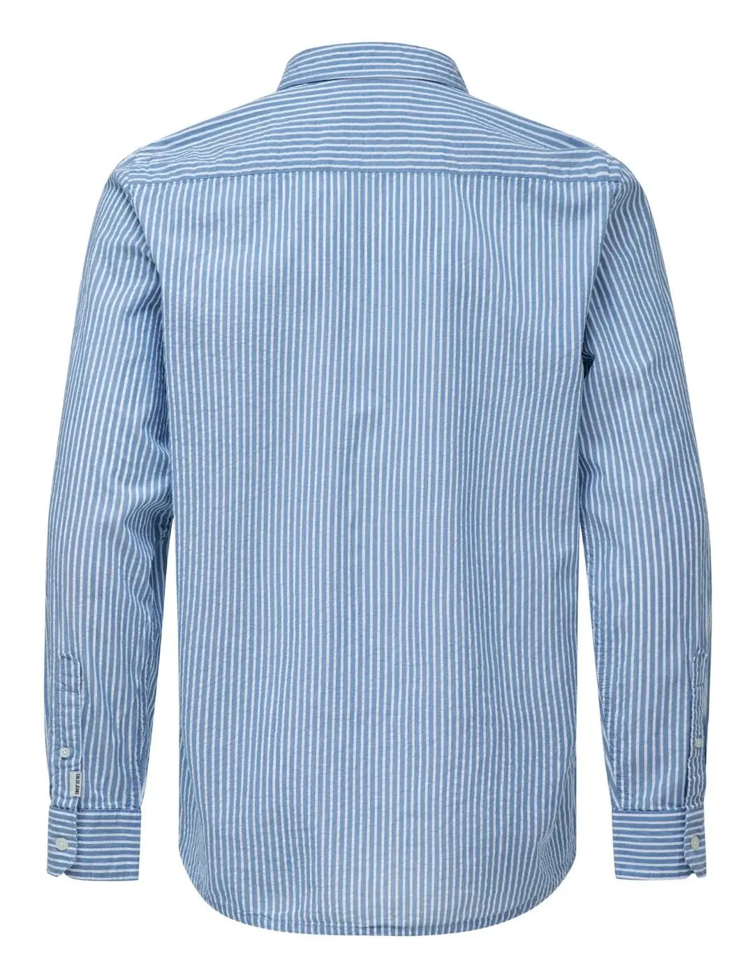 Camisa Rayas Seersucker Salsa Jeans Azul | Bicos de Fío