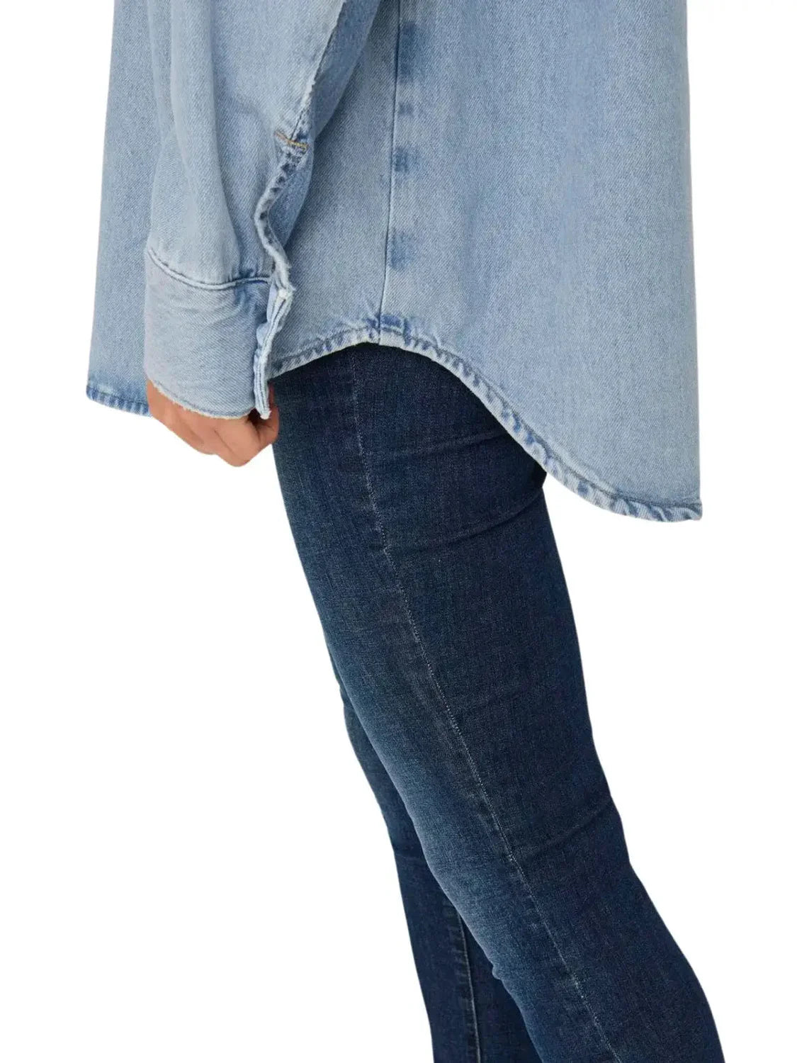 Camisa Vaquera Only Onlsanina Azul | Bicos de Fío