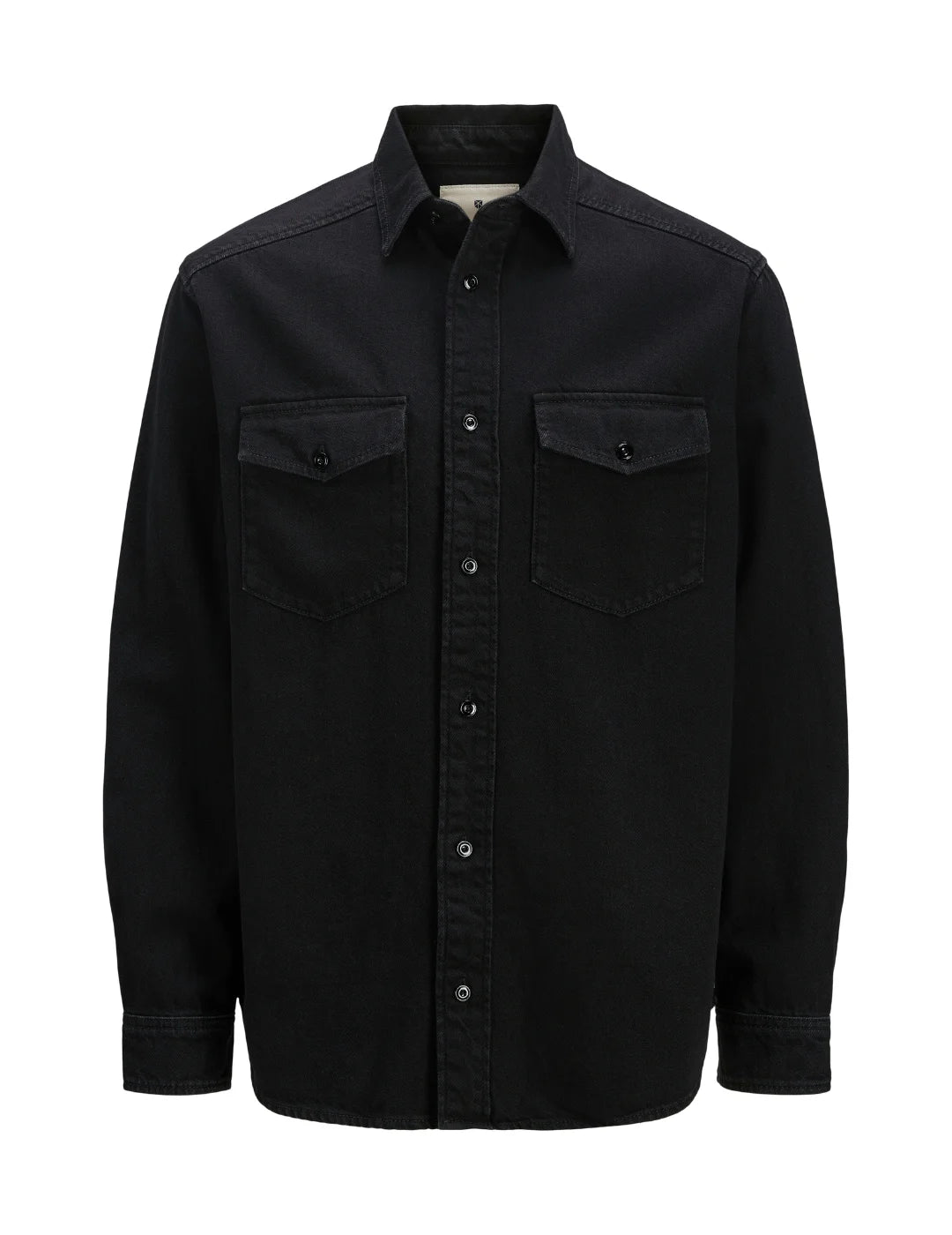 Camisa Vaquera Jack&Jones Blubruce Negro | Bicos de Fío