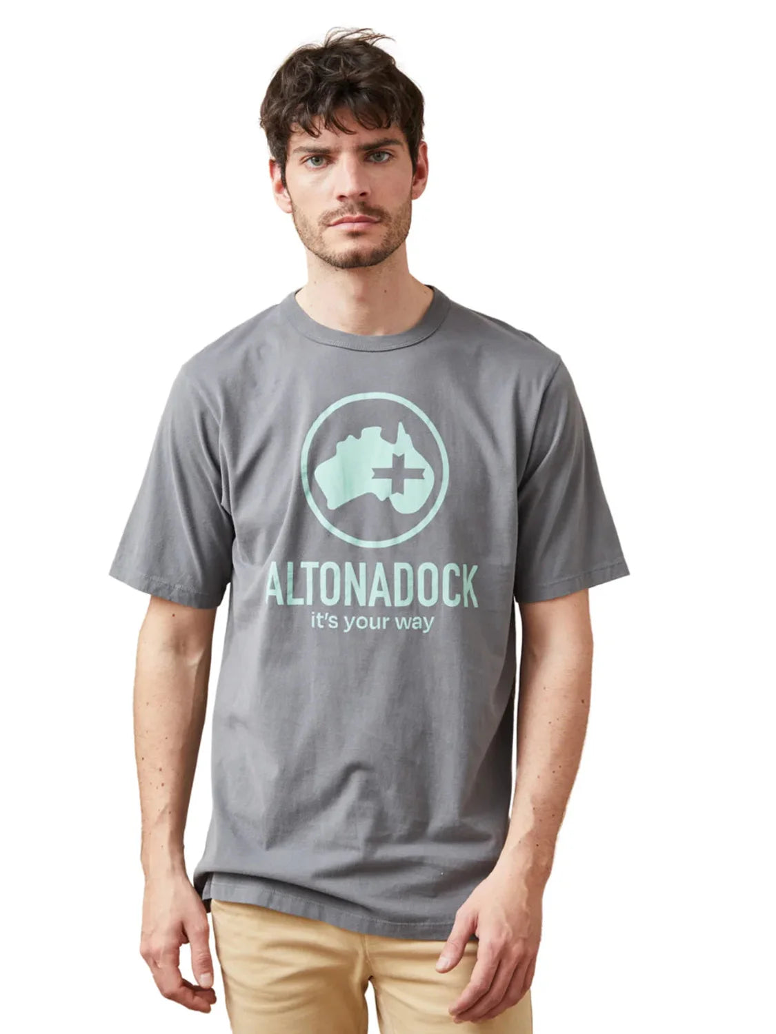 Camiseta Altonadock Logo It´s Your Way Gris | Bicos de Fío