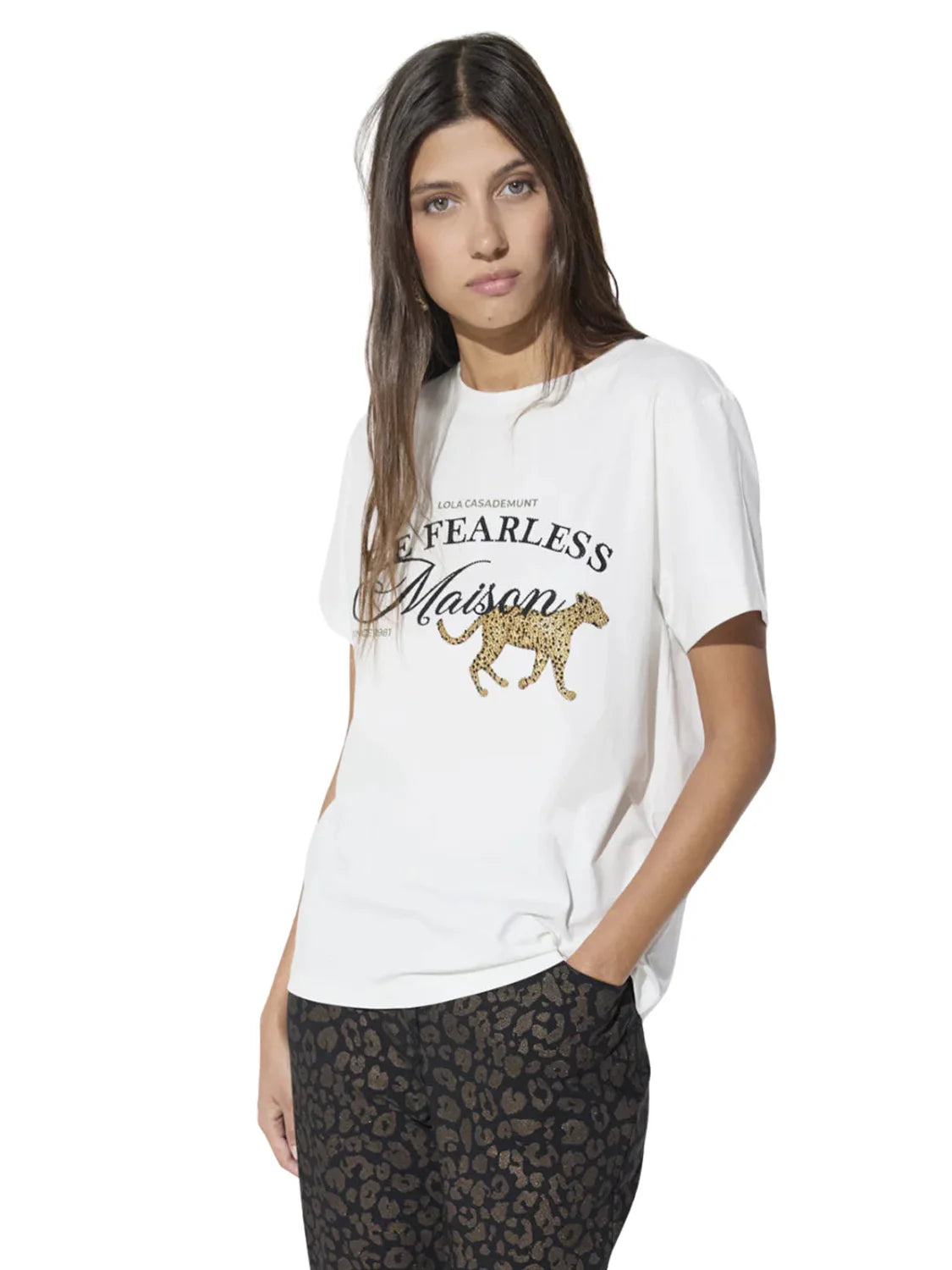 Camiseta Lola Casademunt Maison Blanco | Bicos de Fío