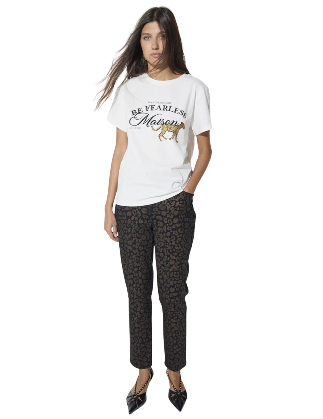 Camiseta Lola Casademunt Maison Blanco | Bicos de Fío