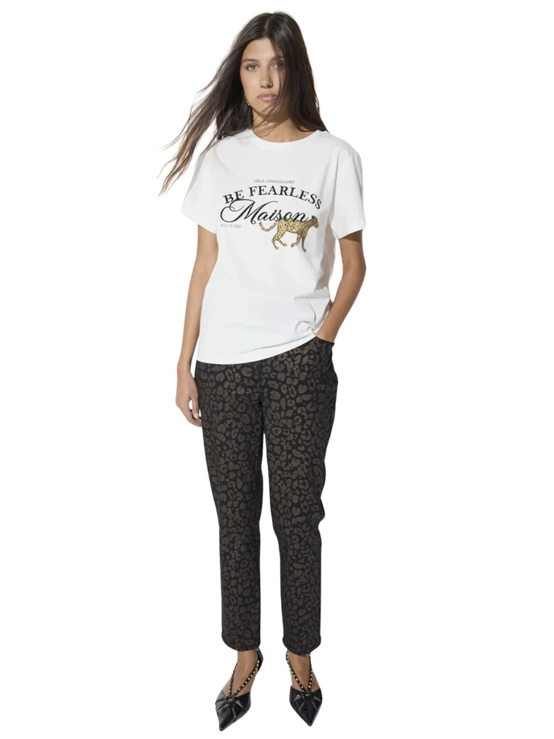 Camiseta Lola Casademunt Maison Blanco | Bicos de Fío