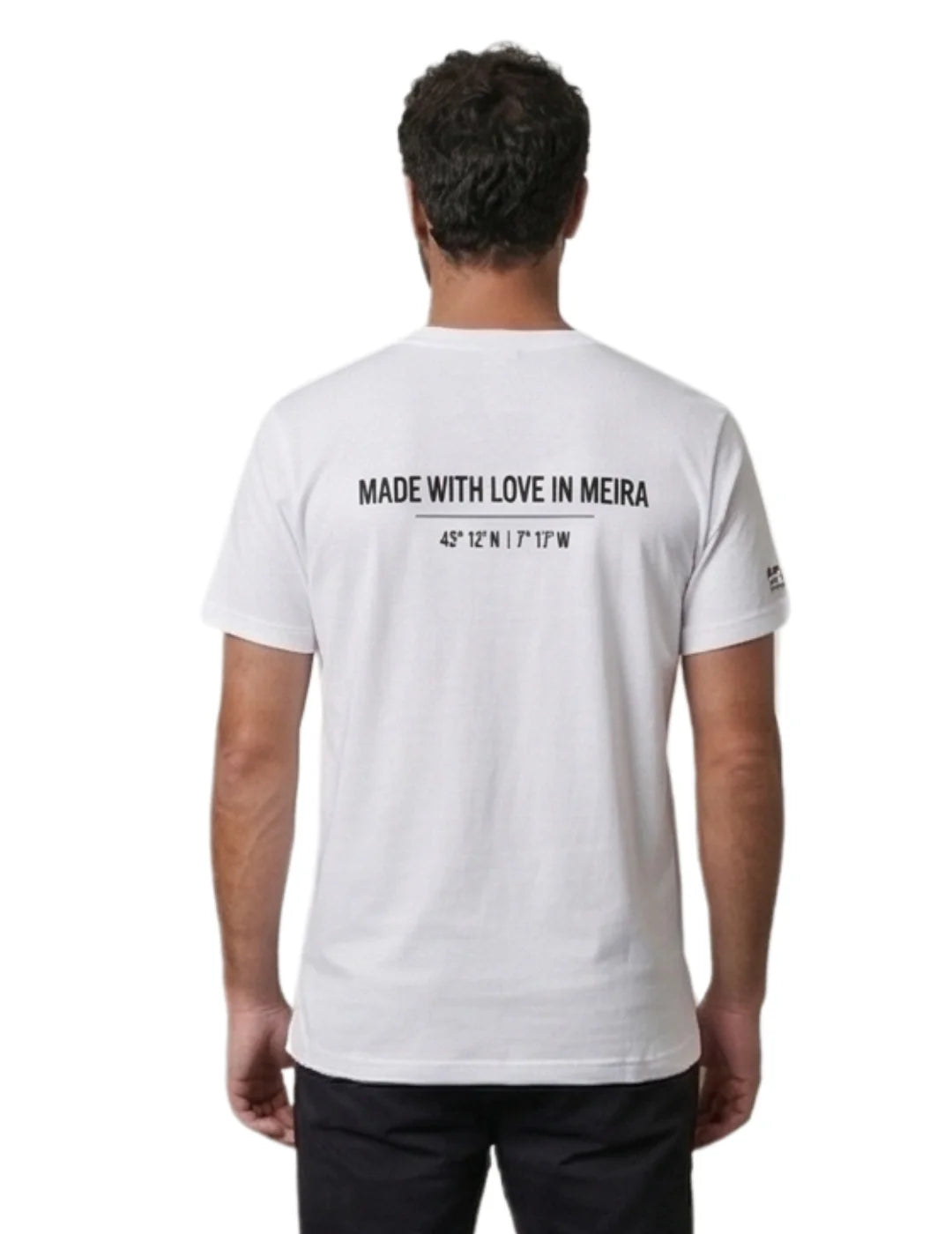 Camiseta BdeF Made With Love Meira Blanco | Bicos de Fío