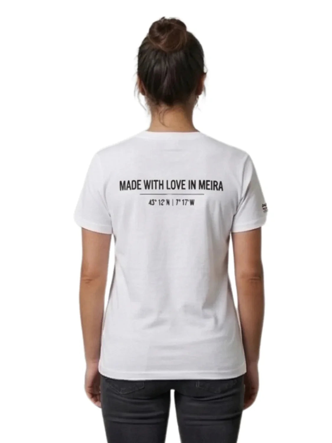 Camiseta BdeF Made With Love Meira Blanco | Bicos de Fío