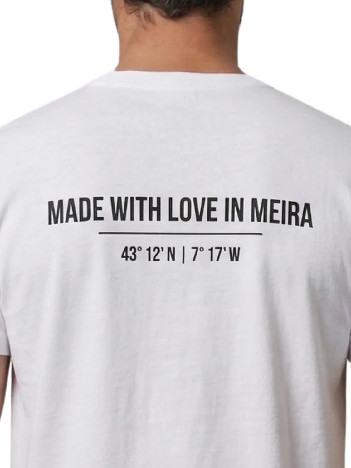 Camiseta BdeF Made With Love Meira Blanco | Bicos de Fío