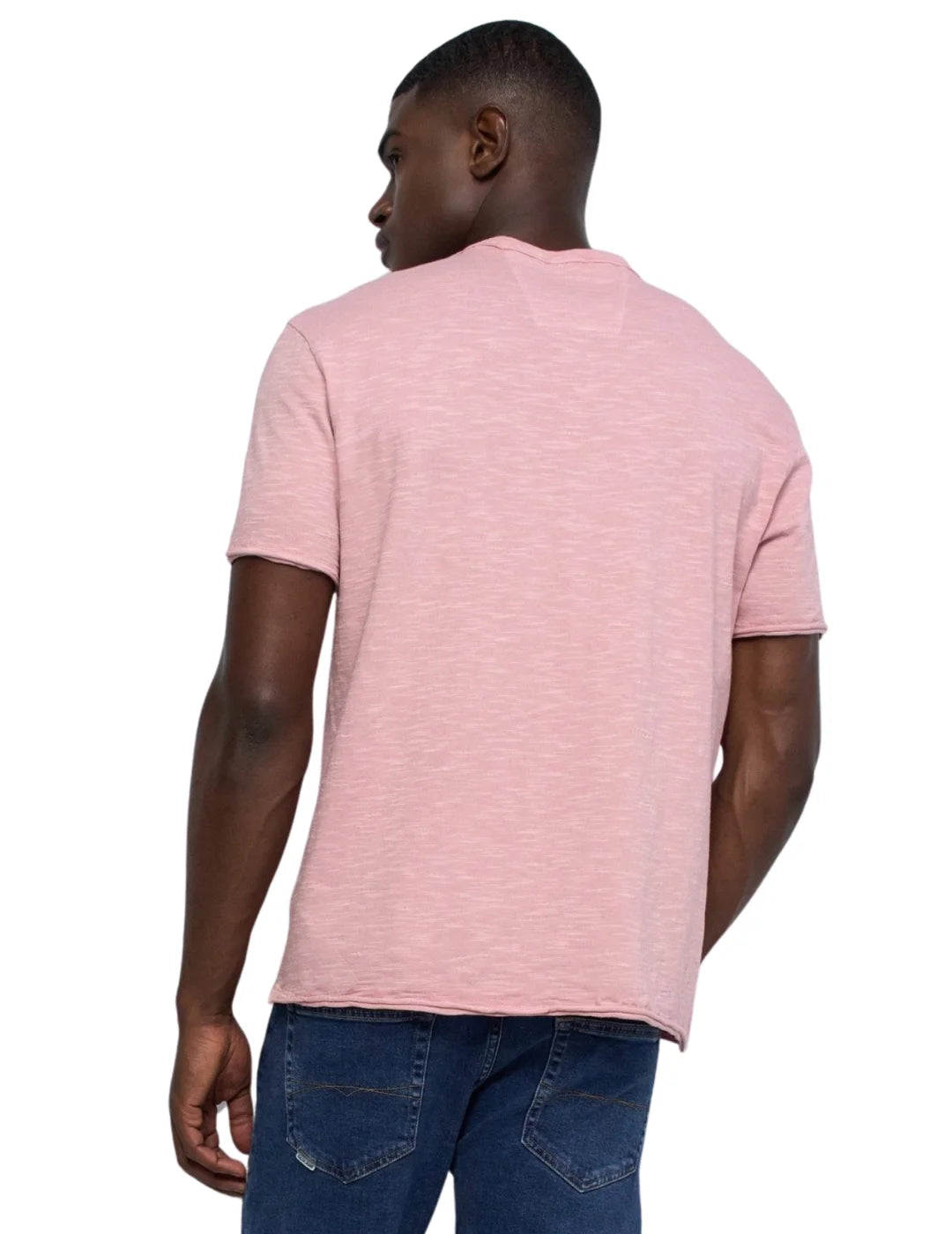 Camiseta Salsa Jeans Bolsillo Rosa | Bicos de Fío