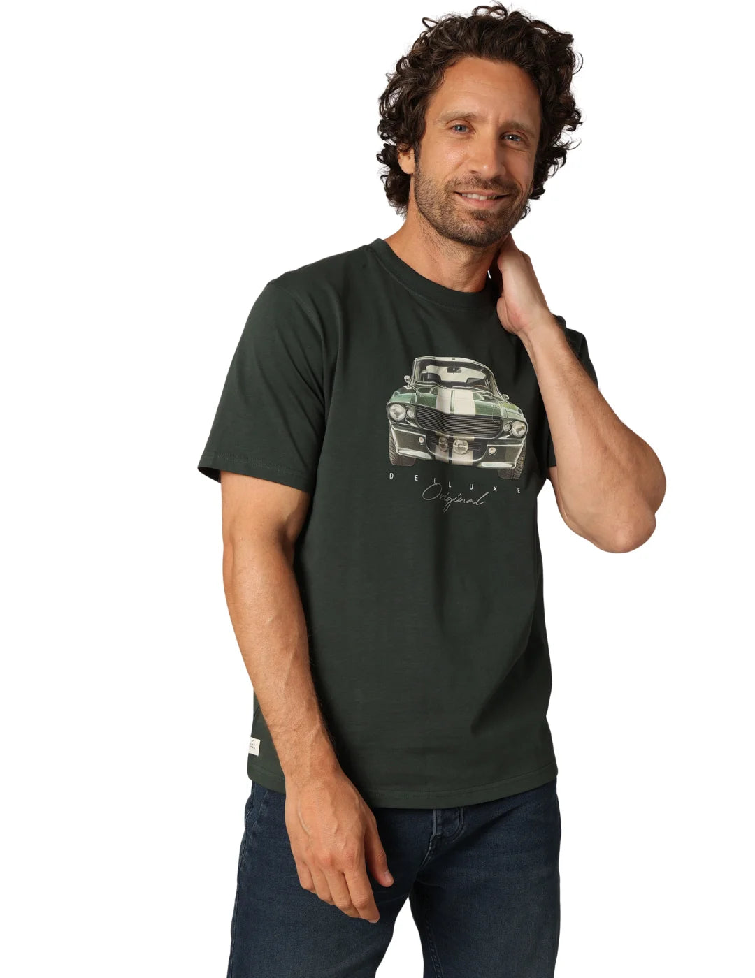 Camiseta DEELUXE Fastcar Verde | Bicos de Fío