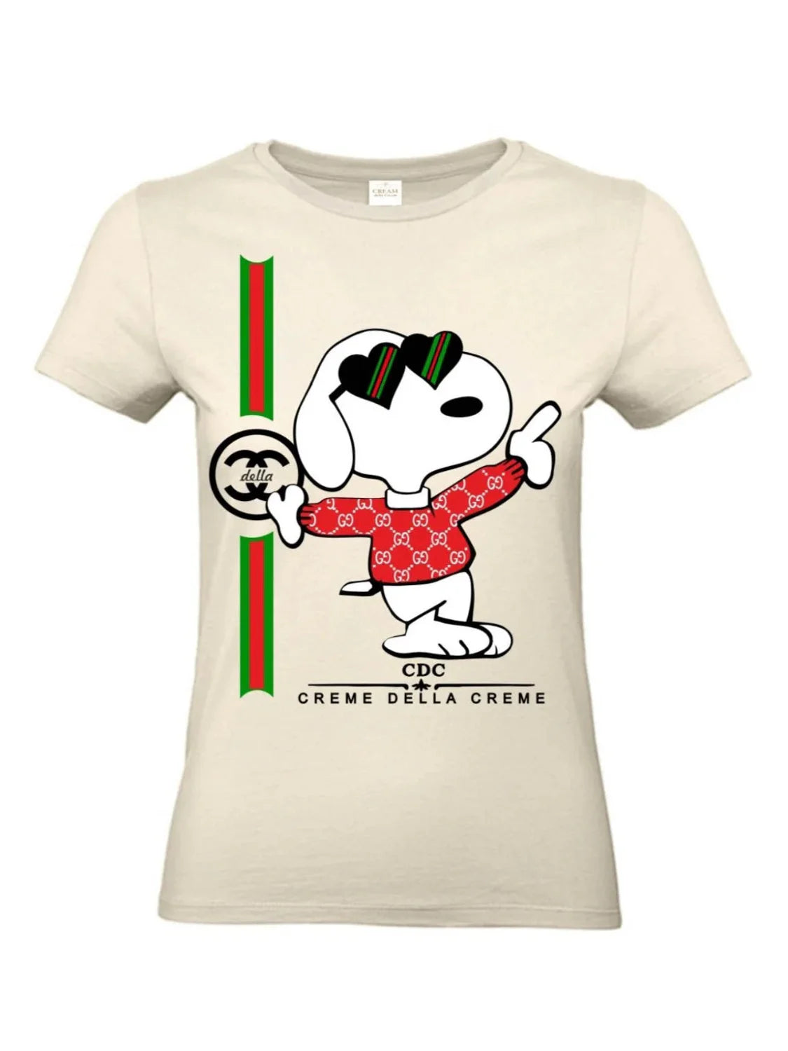 Camiseta CDC Snoopy Beige | Bicos de Fío