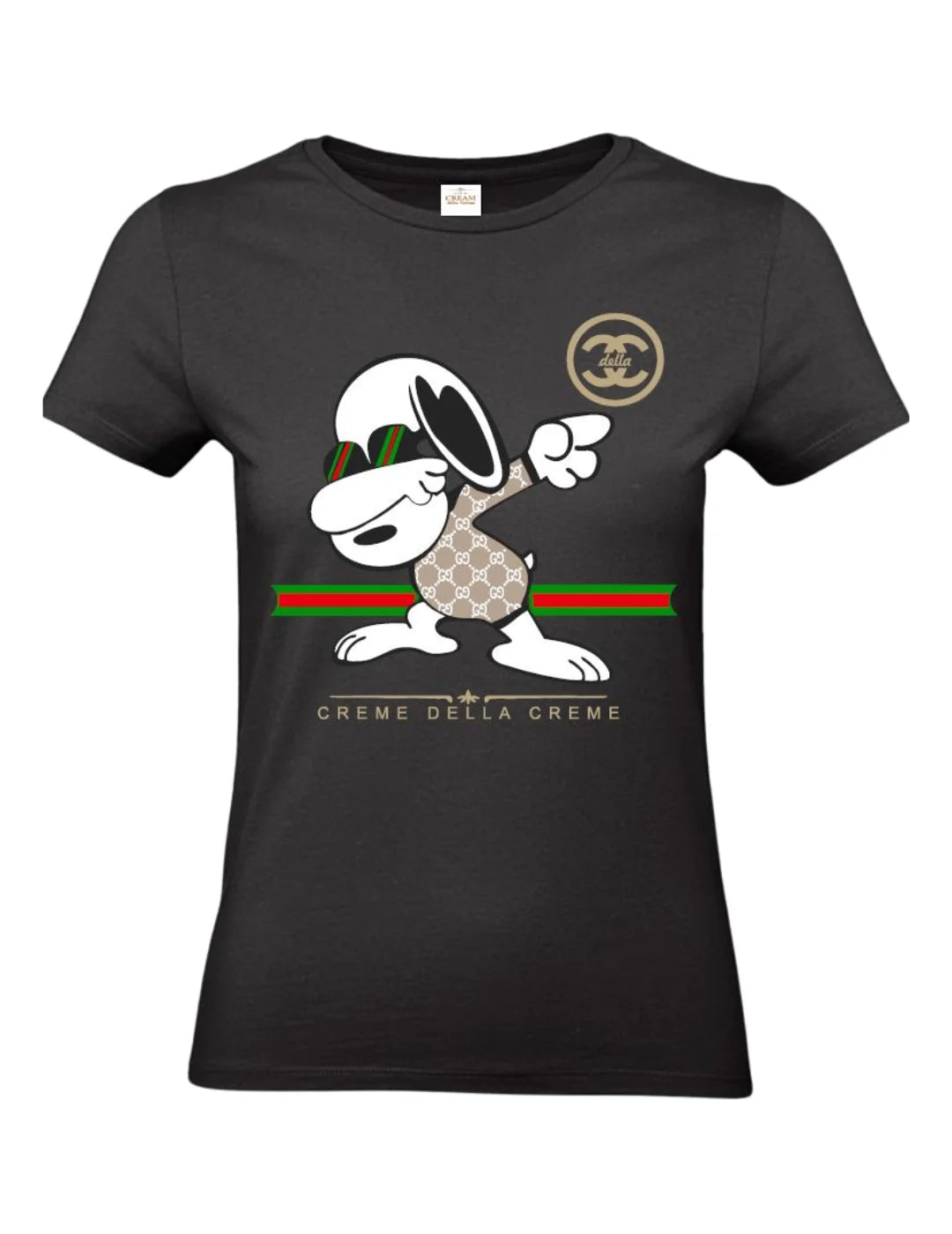 Camiseta CDC Cool Snoppy Negro | Bicos de Fío
