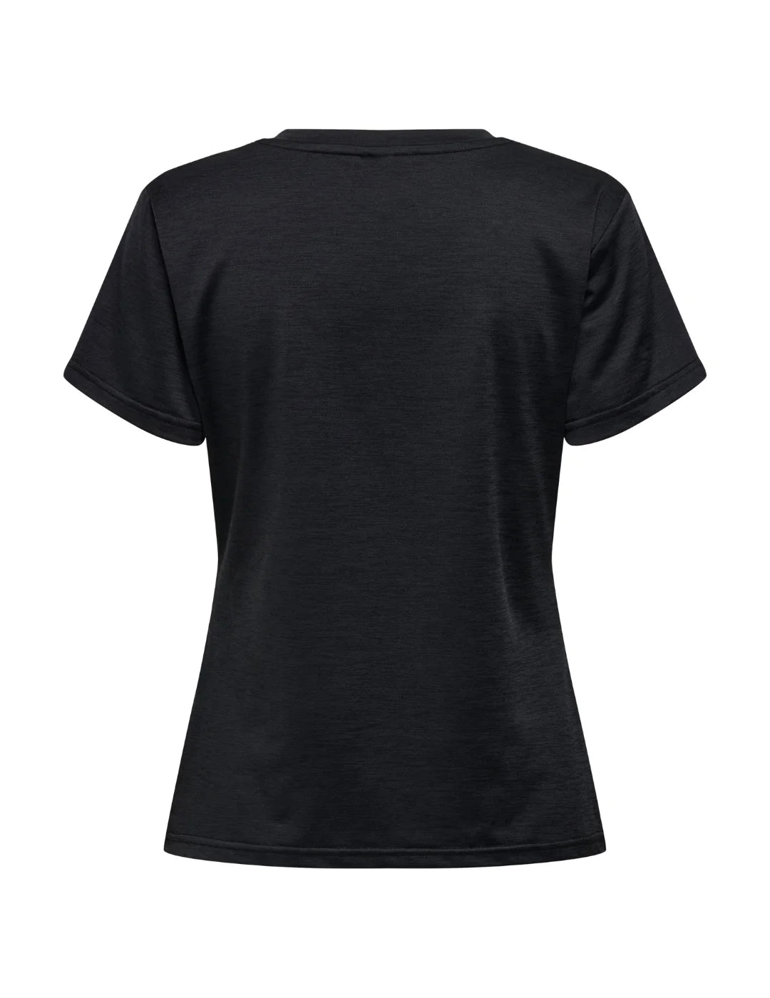 Camiseta Cuello Pico ONLY PLAY Core Negro | Bicos de Fío