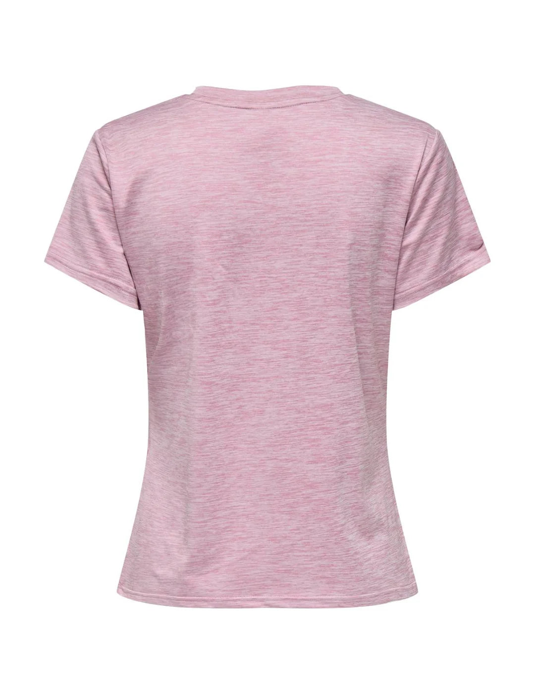 Camiseta Cuello Pico ONLY PLAY Core Rosa | Bicos de Fío