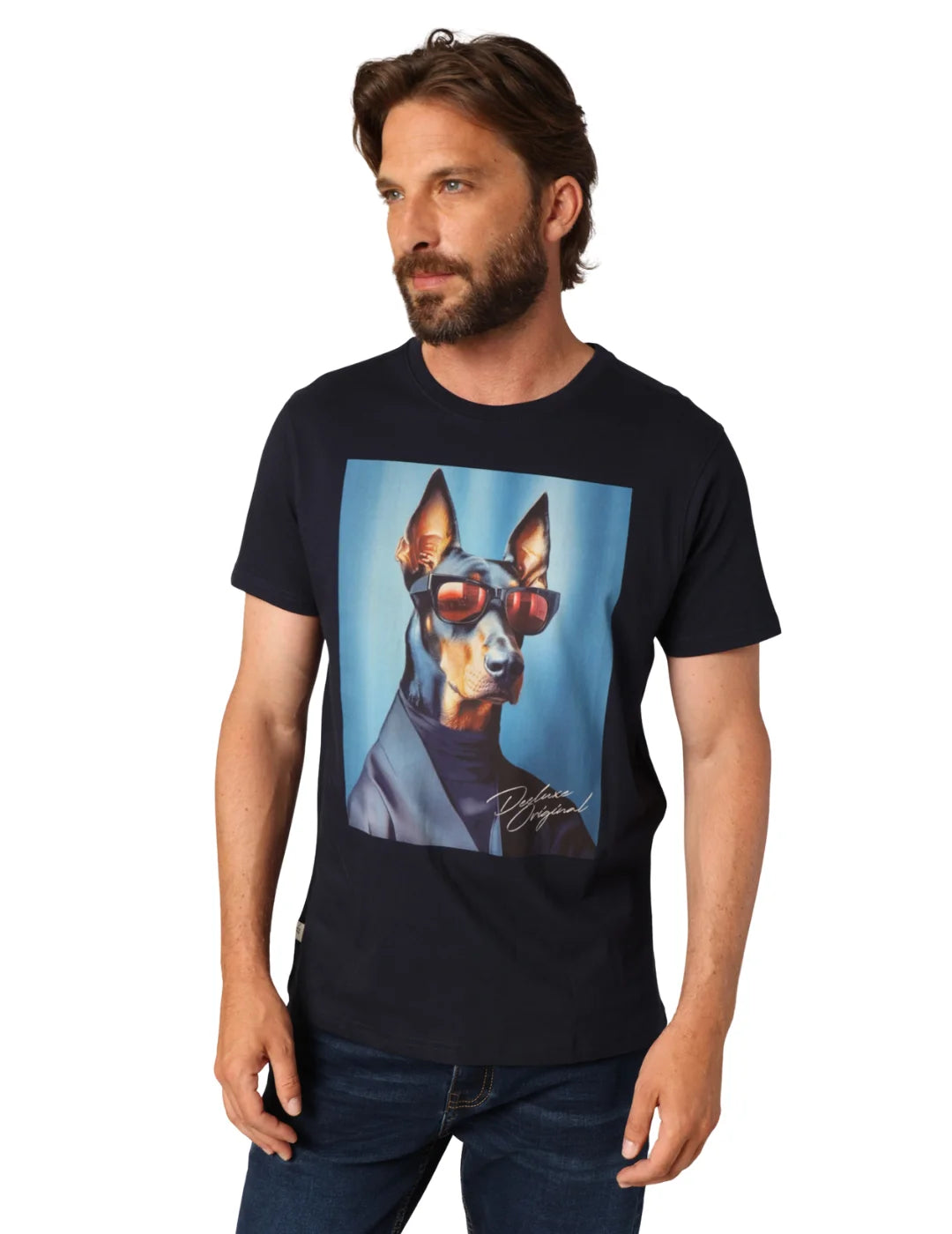 Camiseta DEELUXE Monbo Azul Marino | Bicos de Fío