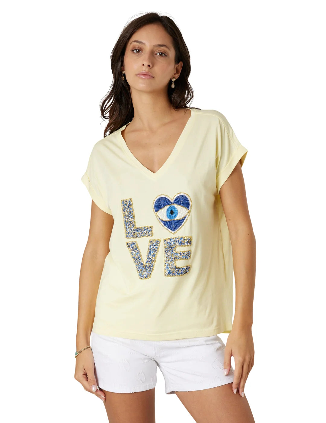 Camiseta DEELUXE Mykolove Amarillo | Bicos de Fío
