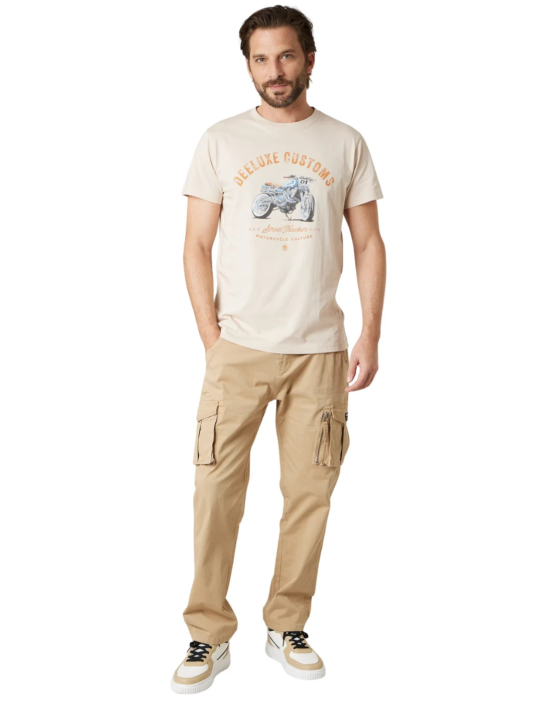 Camiseta DEELUXE Rules Beige | Bicos de Fío