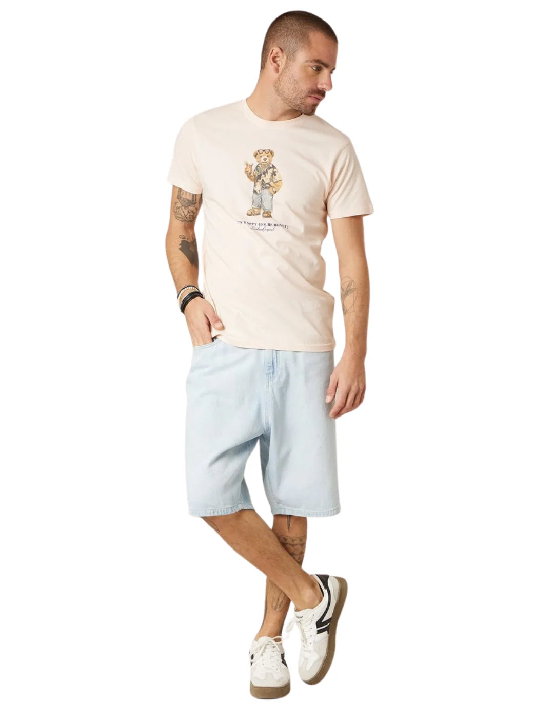 Camiseta DEELUXE Sunbear Beige | Bicos de Fío