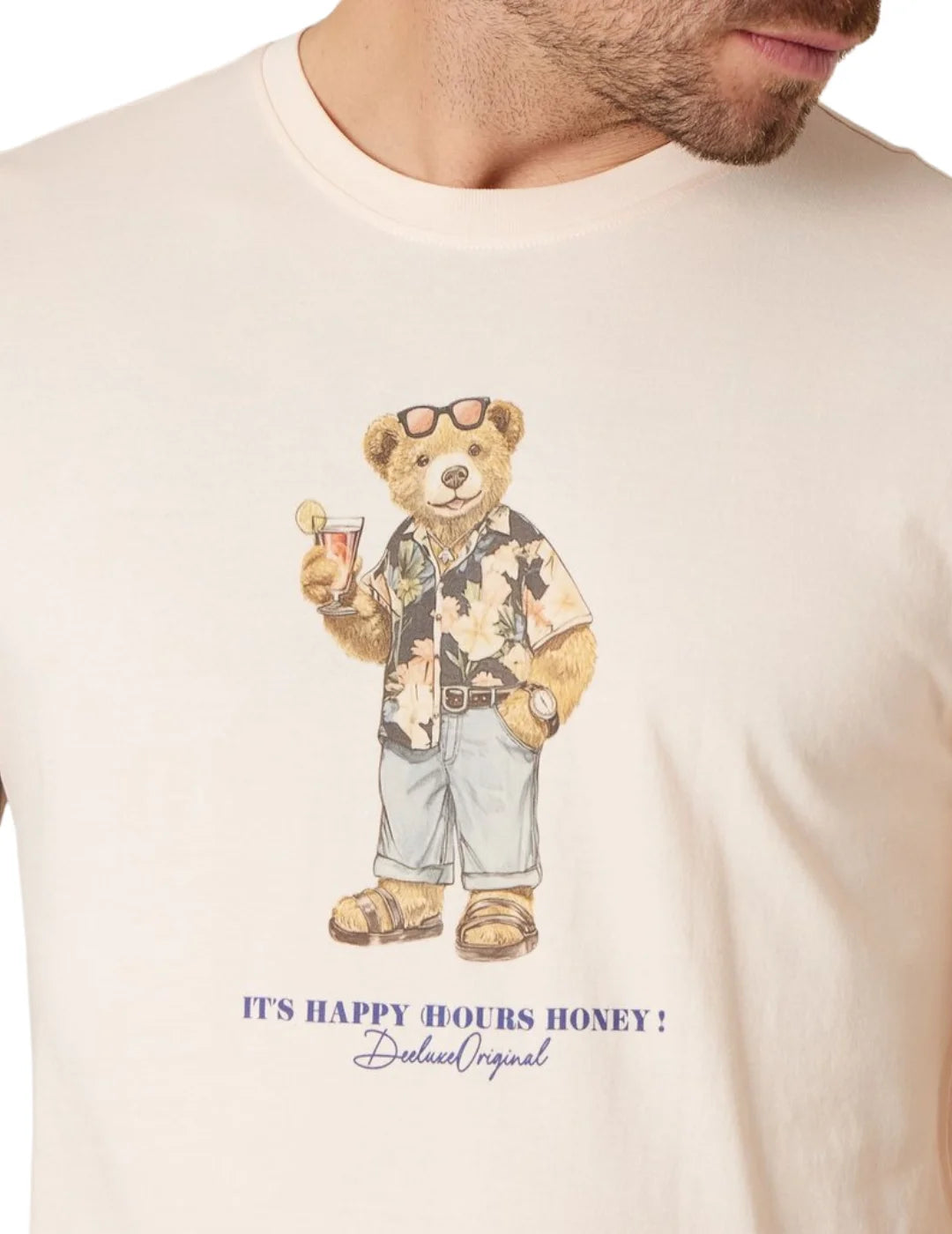 Camiseta DEELUXE Sunbear Beige | Bicos de Fío