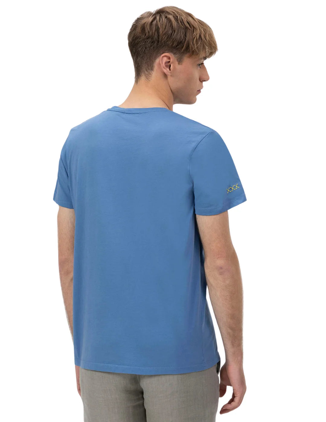 Camiseta El Pulpo El Mar Todo Lo Cura Azul | Bicos de Fío