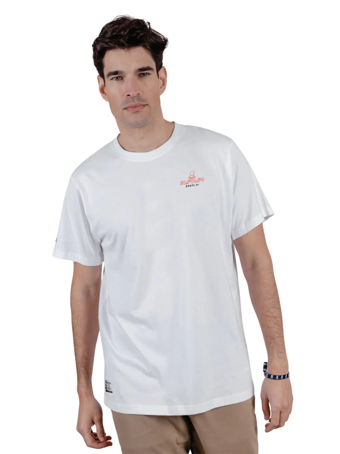 Camiseta El Pulpo Petrol Station Blanco | Bicos de Fío