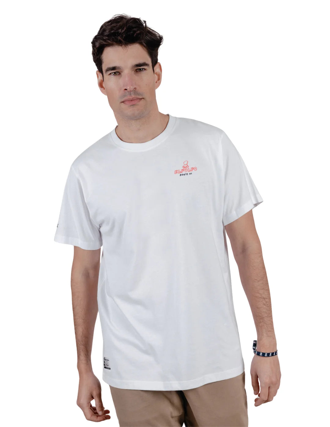 Camiseta El Pulpo Petrol Station Blanco | Bicos de Fío