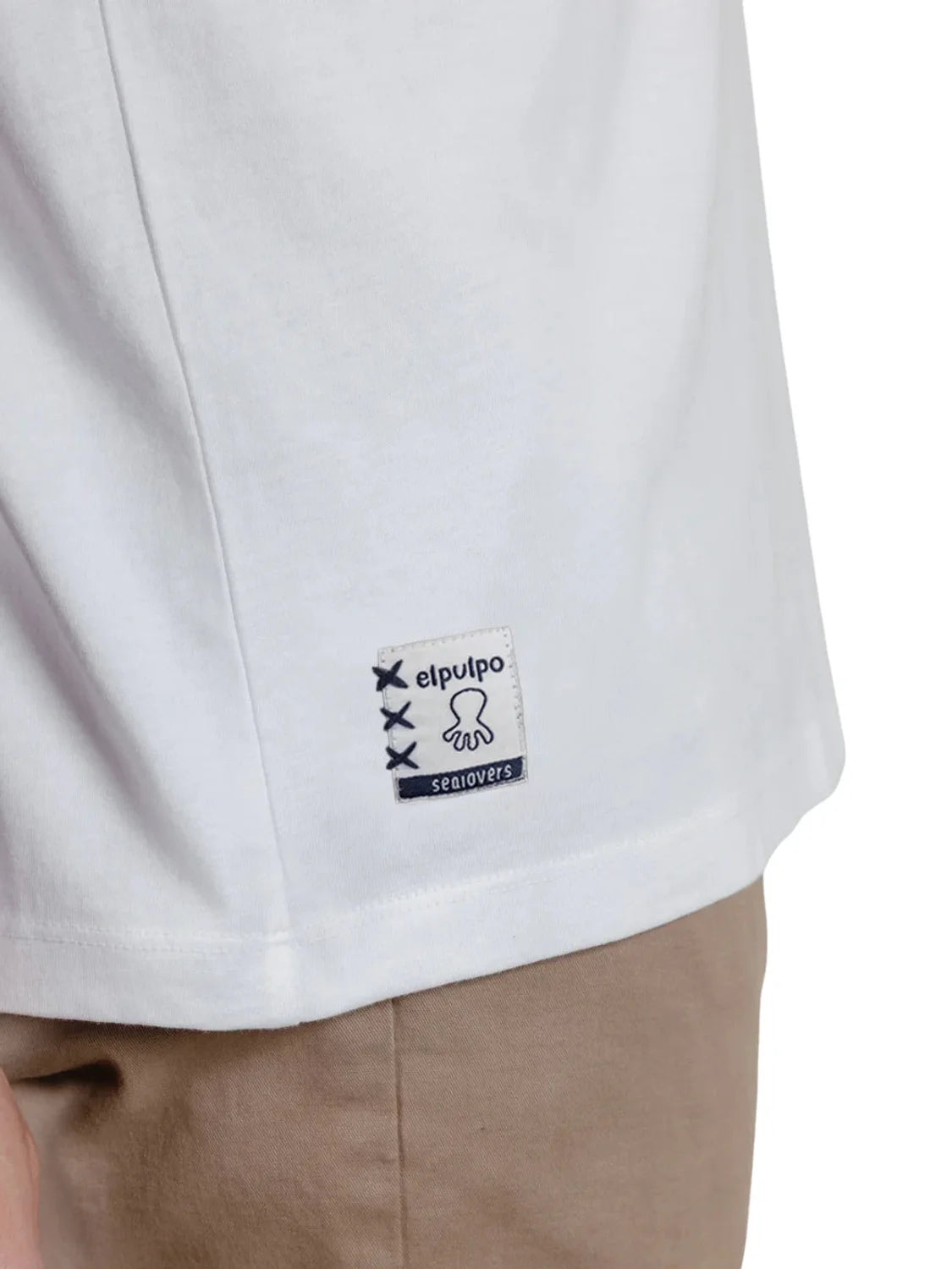 Camiseta El Pulpo Petrol Station Blanco | Bicos de Fío
