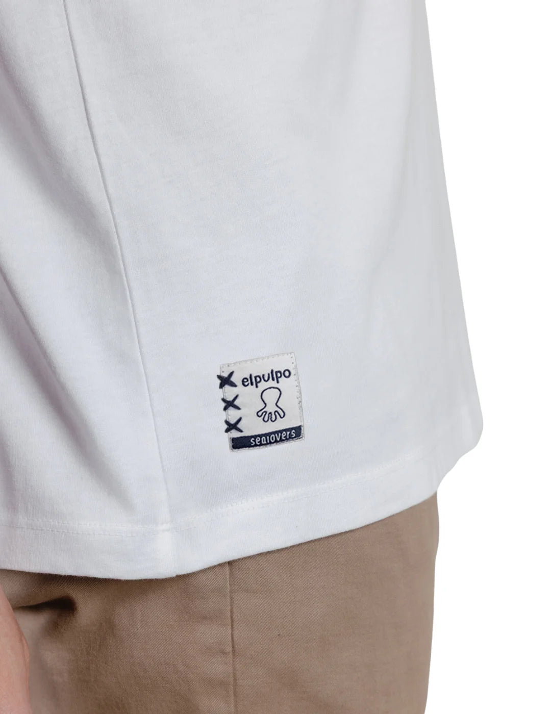 Camiseta El Pulpo Petrol Station Blanco | Bicos de Fío
