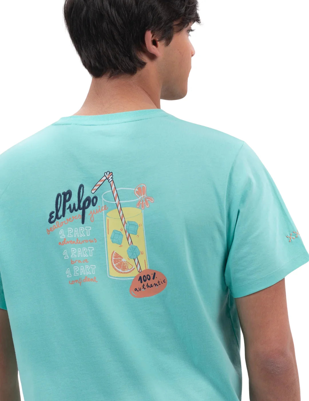 Camiseta elPulpo Sealovers Juice Verde Agua | Bicos de Fío