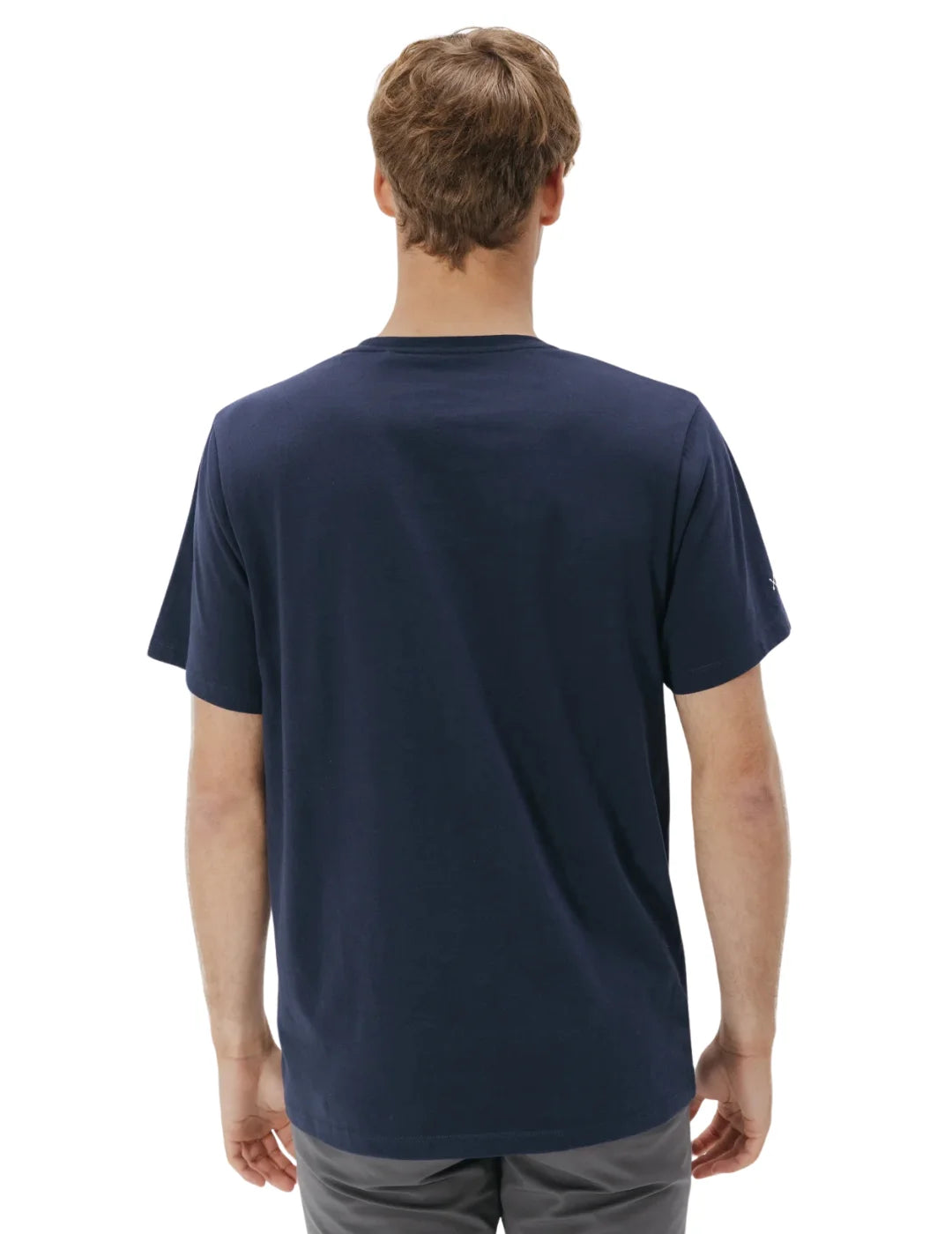 Camiseta El Pulpo Logo Bordado Azul Marino | Bicos de Fío