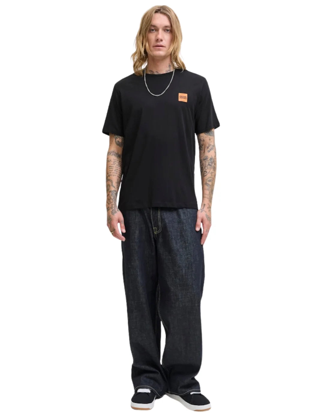 Camiseta Jack&Jones Brandy Negro | Bicos de Fío