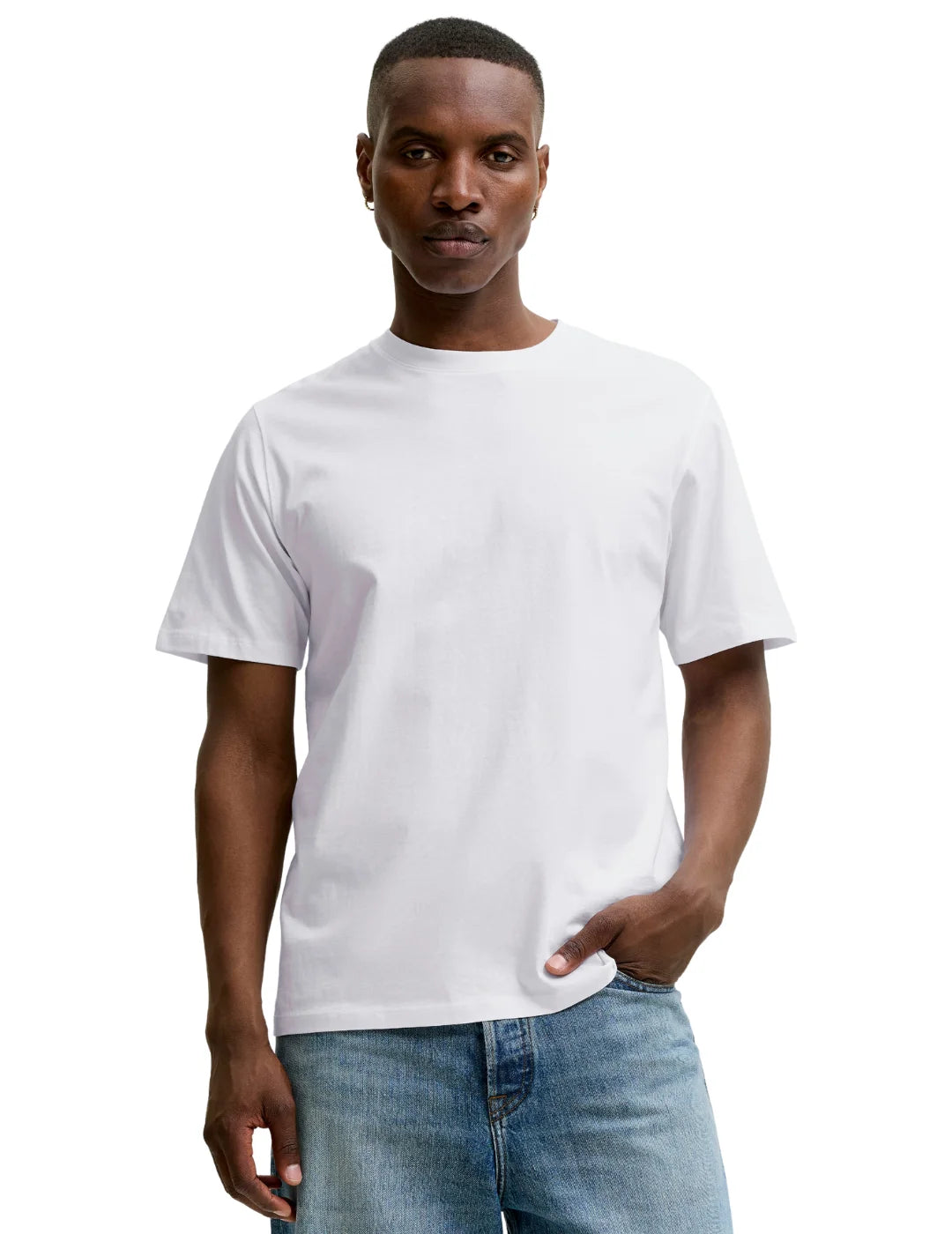 Camiseta Jack&Jones Organic Basic Blanco | Bicos de Fío