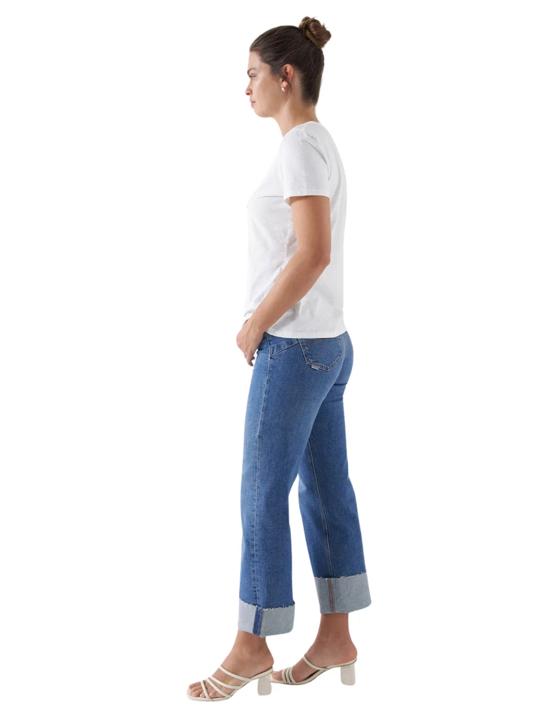 Camiseta Salsa Jeans Laranjas Blanco | Bicos de Fío
