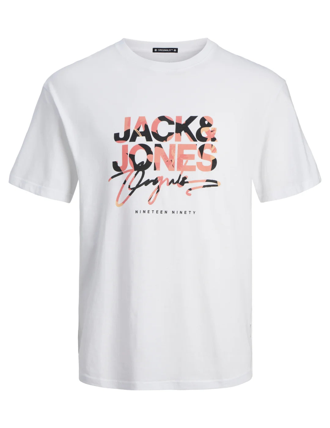 Camiseta Logo Jack&Jones Aruba Blanco | Bicos de Fío