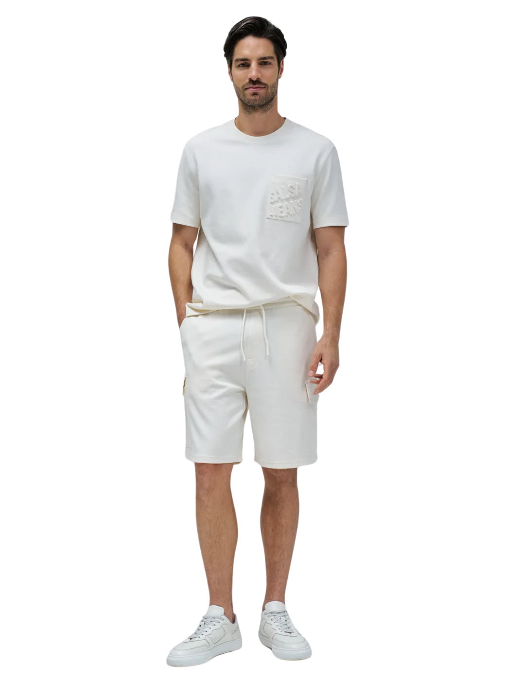 Camiseta Logo Relieve Salsa Jeans Arena | Bicos de Fío