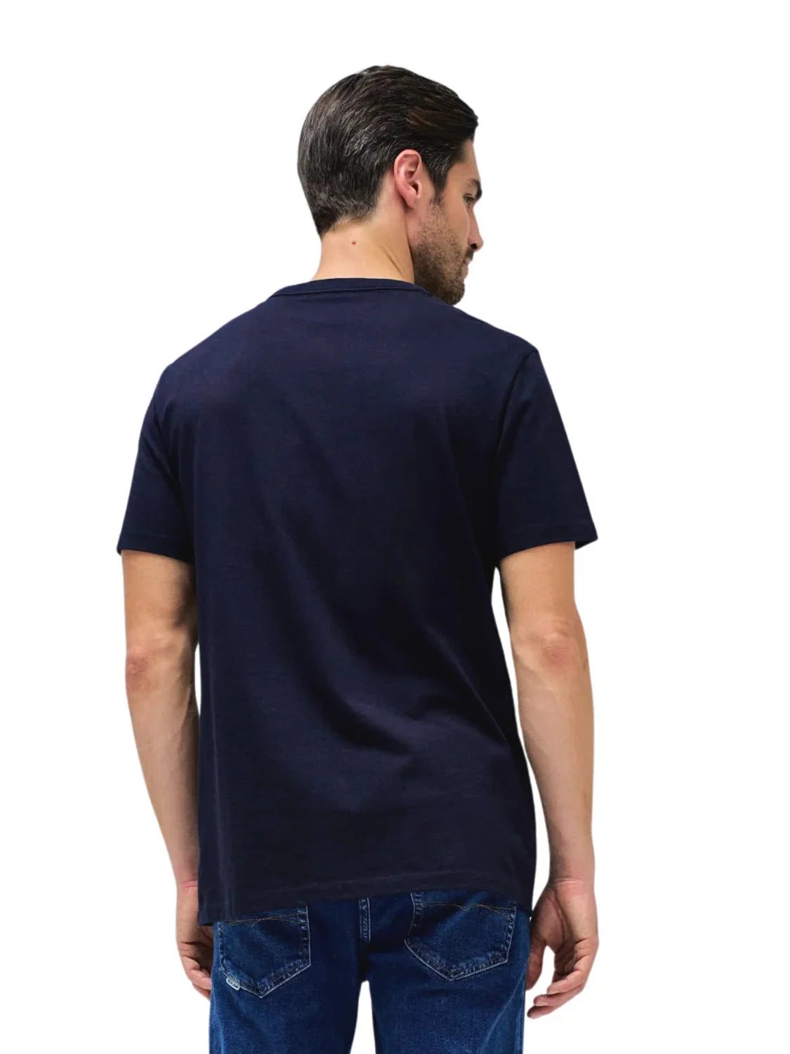 Camiseta Logo Relieve Salsa Jeans Azul Marino | Bicos de Fío