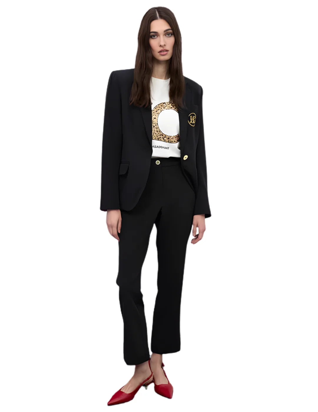 Camiseta Lola Casademunt LC Lentejuelas Blanco | Bicos de Fío