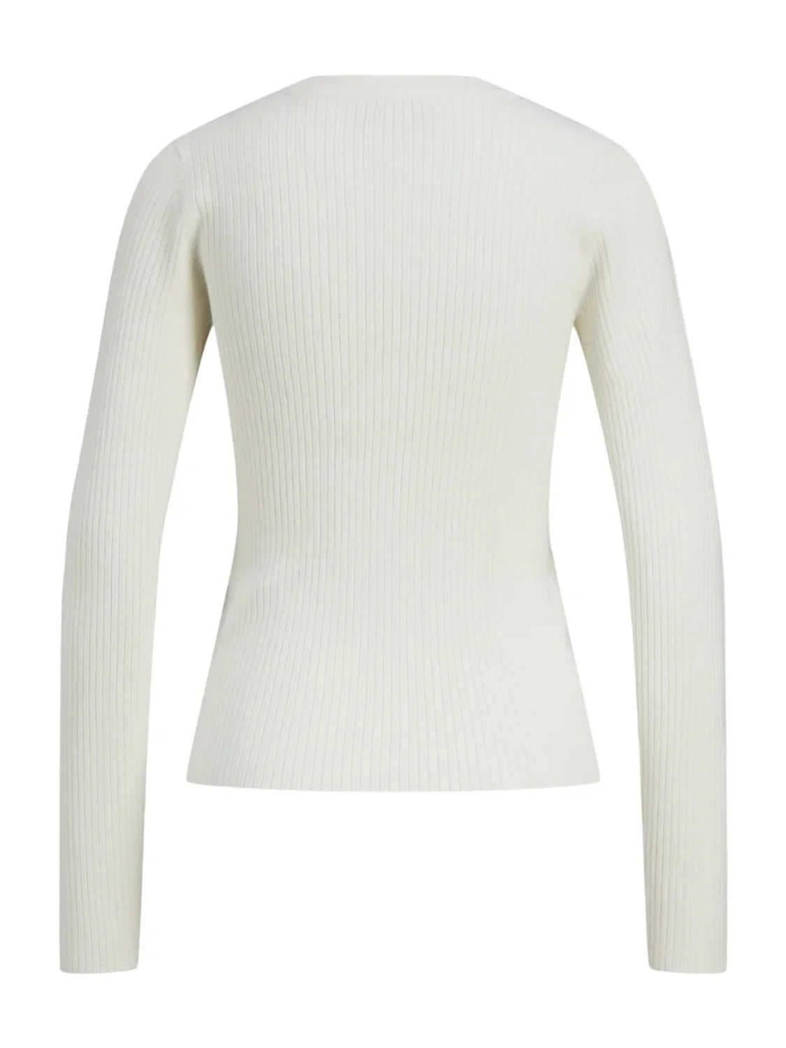 Camiseta Manga Larga Canalé JJXX Jxjodi Blanco | Bicos de Fío