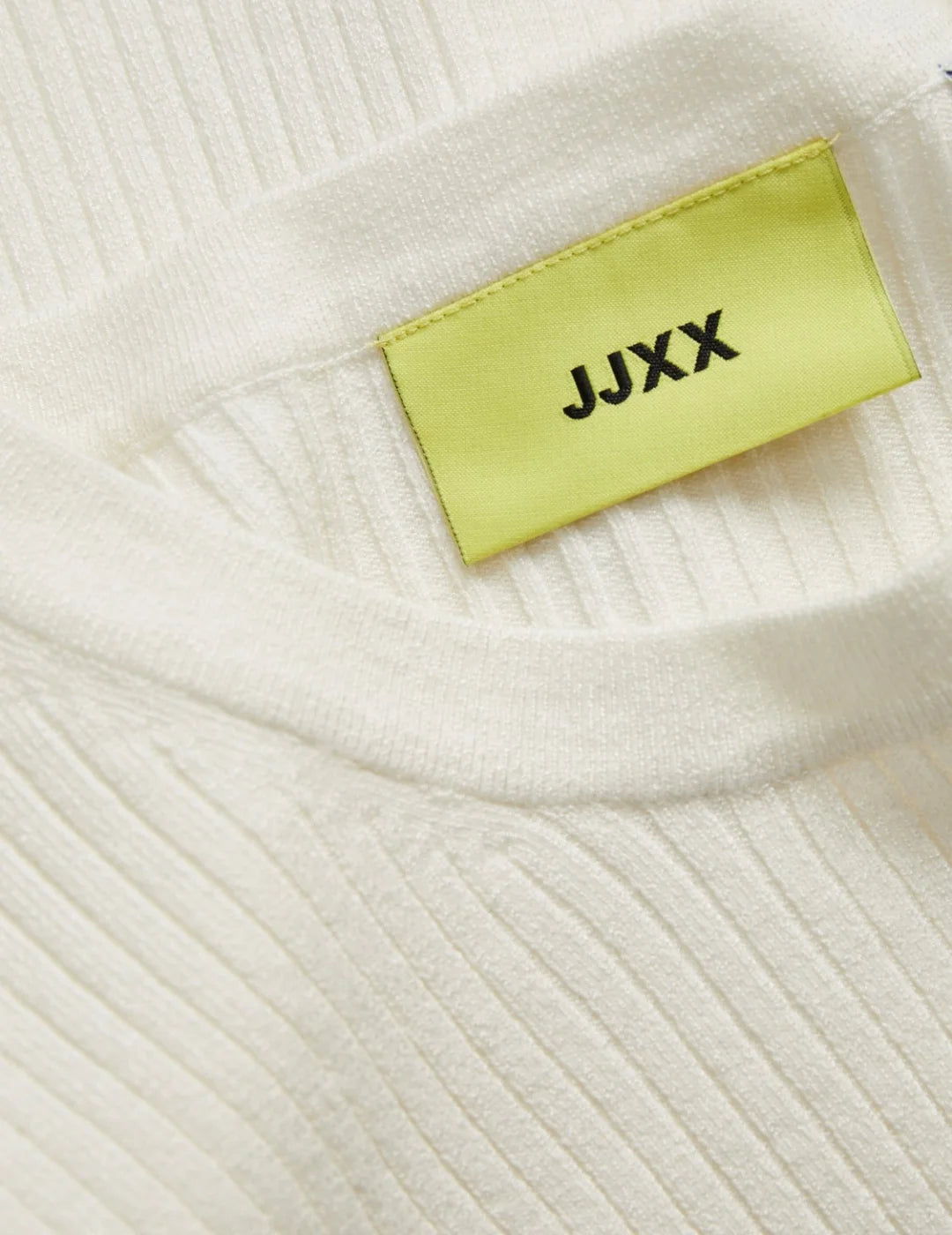 Camiseta Manga Larga Canalé JJXX Jxjodi Blanco | Bicos de Fío