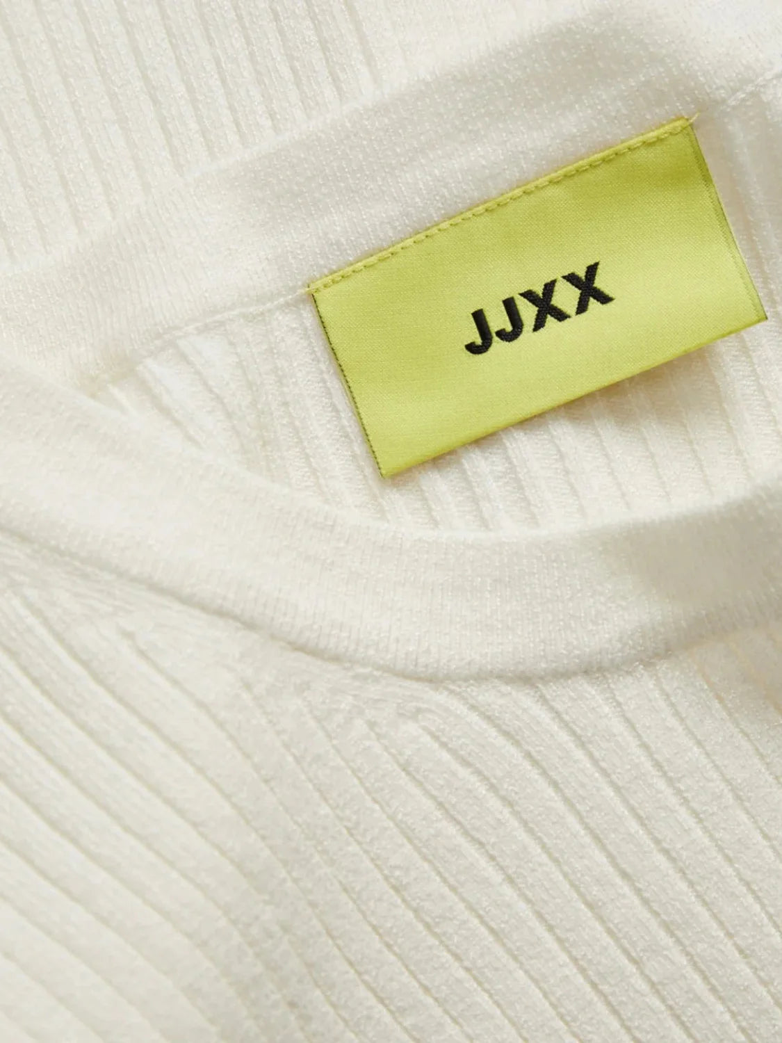 Camiseta Manga Larga Canalé JJXX Jxjodi Blanco | Bicos de Fío