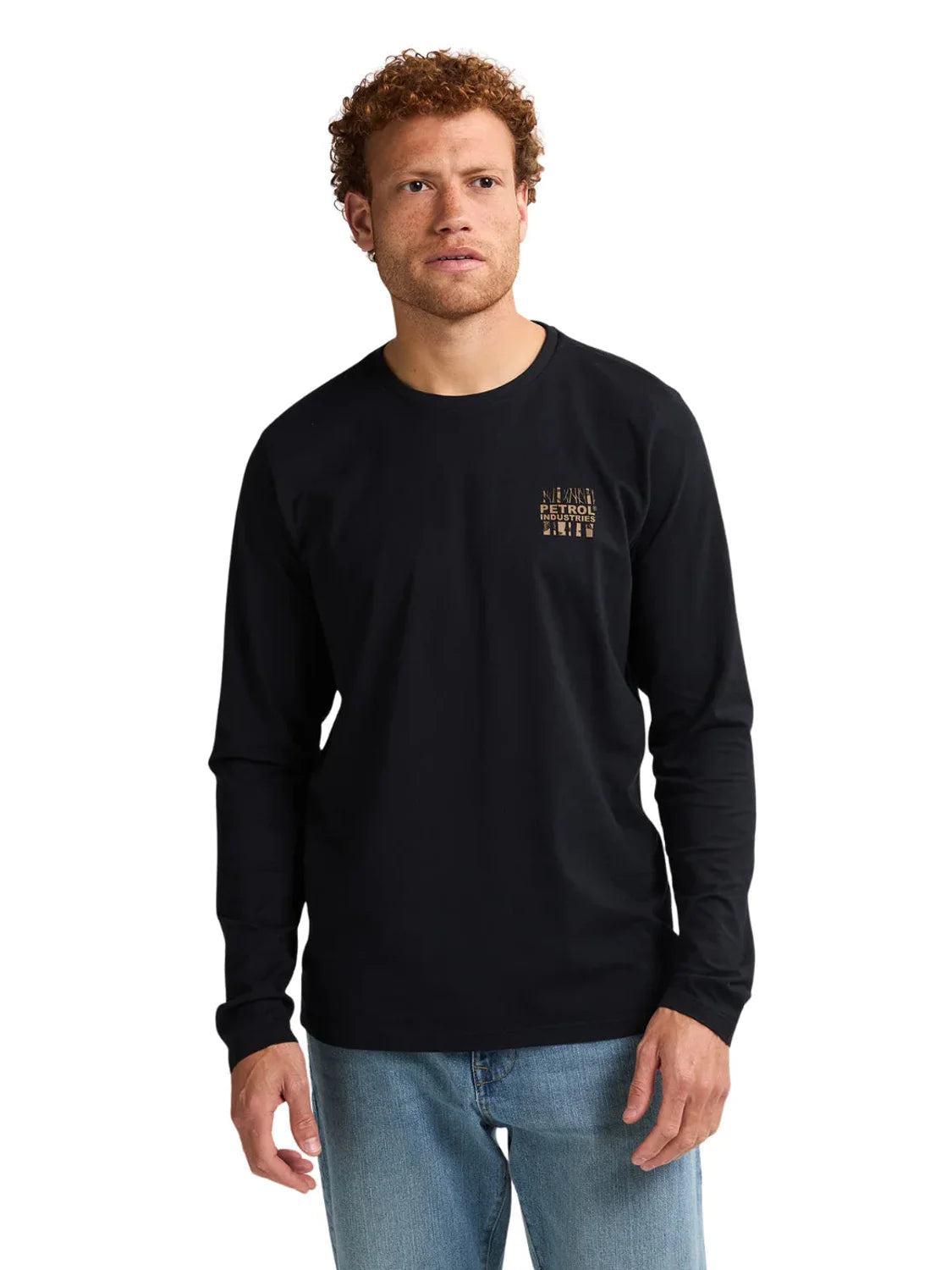 Camiseta M/L Petrol Industries Rapid Negro | Bicos de Fío