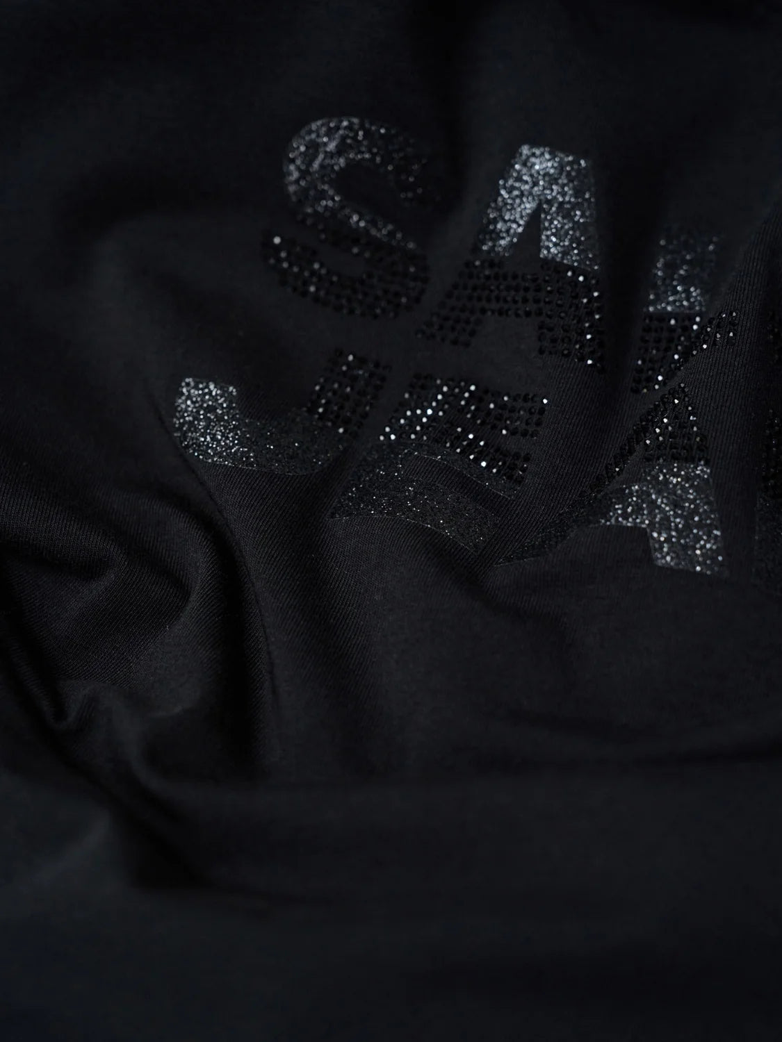 Camiseta Manga Larga Salsa Jeans Negro | Bicos de Fío