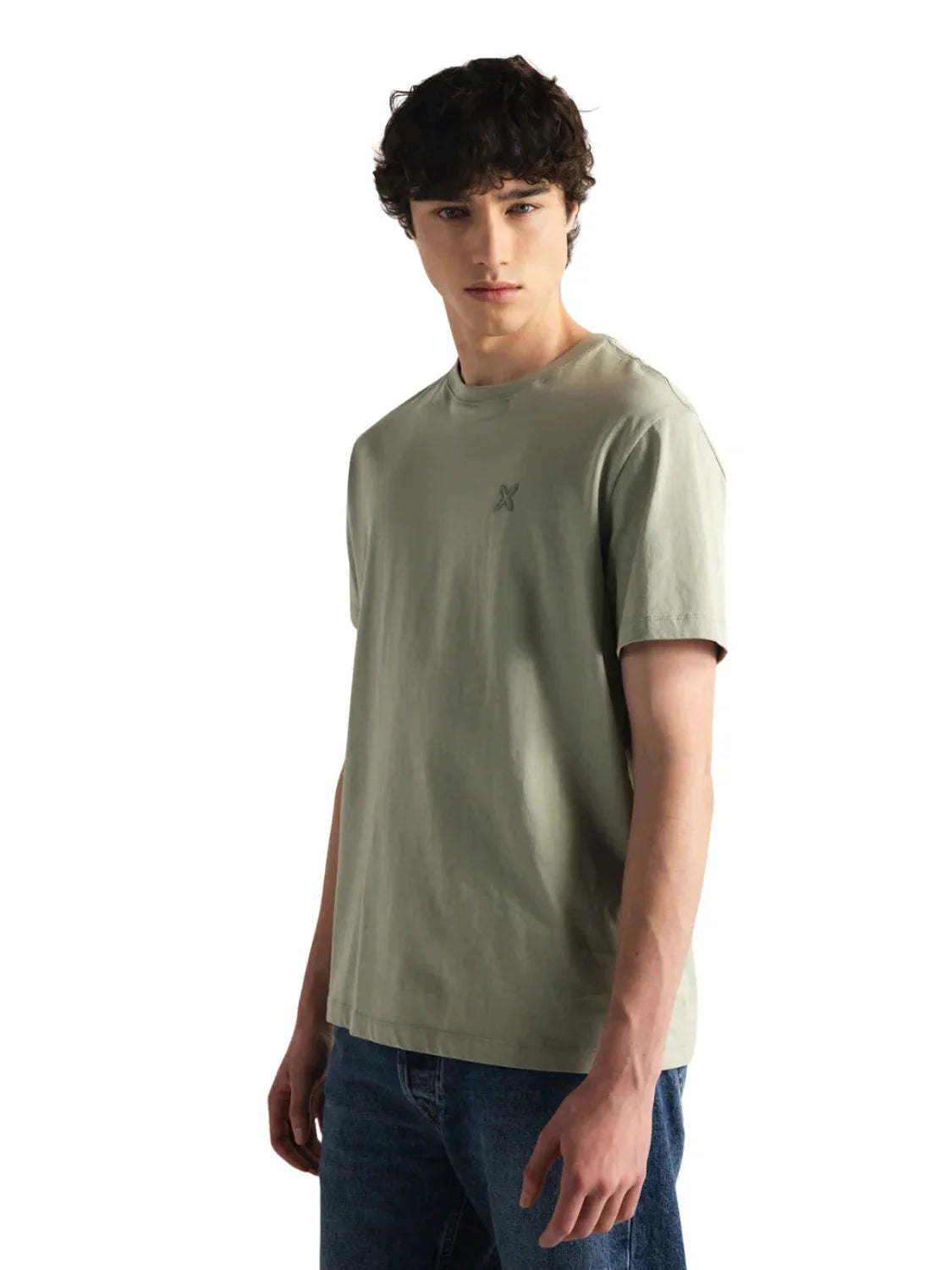 Camiseta Munich Essentials Verde Caqui | Bicos de Fío