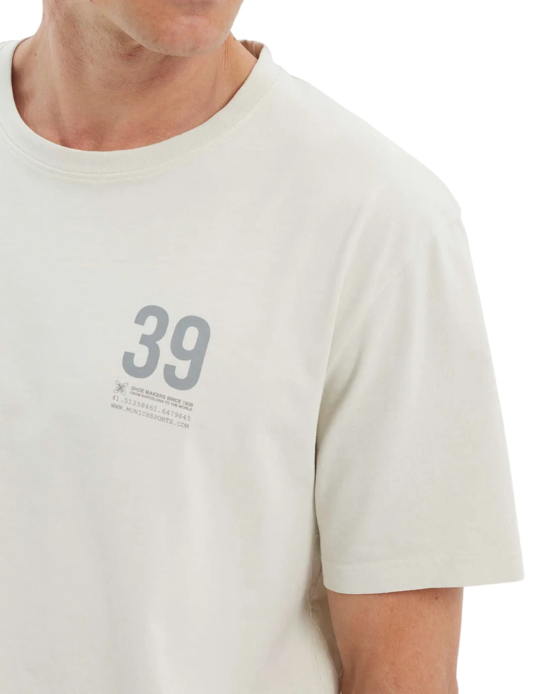 Camiseta Munich Timeline Blanco | Bicos de Fío