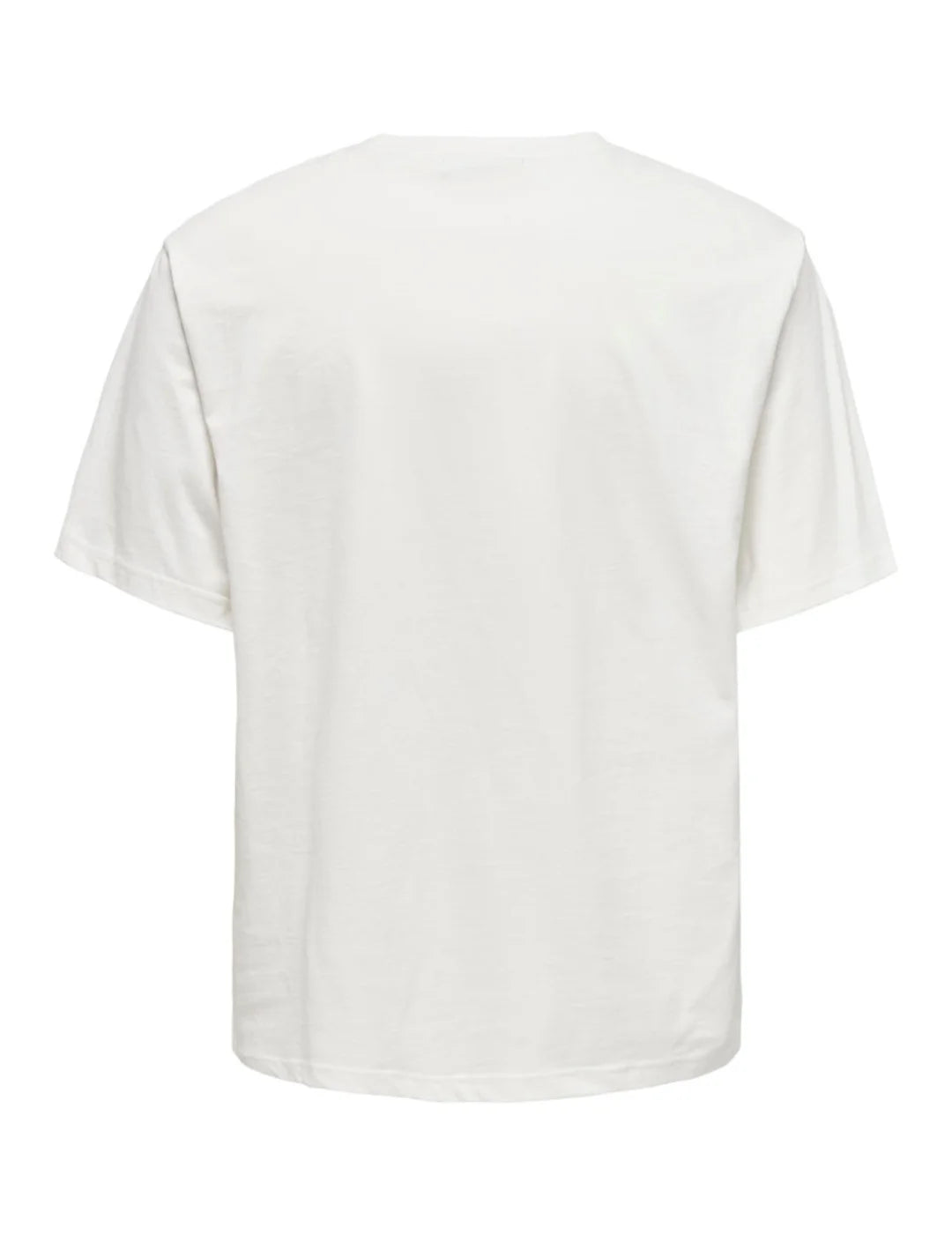 Camiseta ONLY&SONS Curated Cloud Dancer | Bicos de Fío