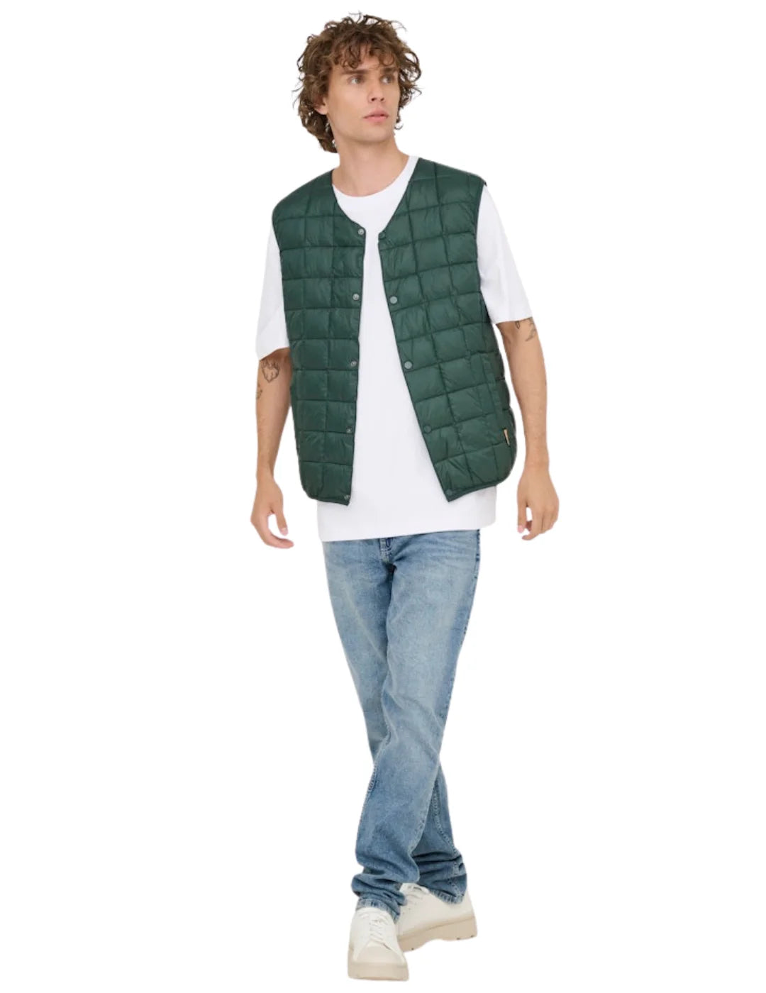 Camiseta ONLY&SONS Nathan Blanco | Bicos de Fío