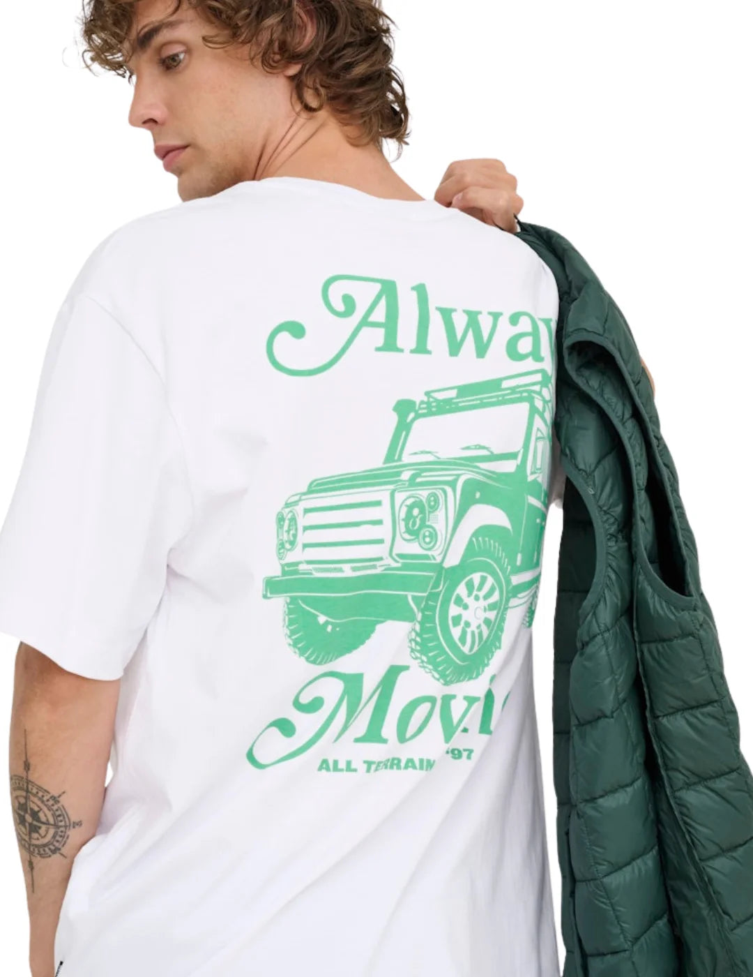 Camiseta ONLY&SONS Nathan Blanco | Bicos de Fío