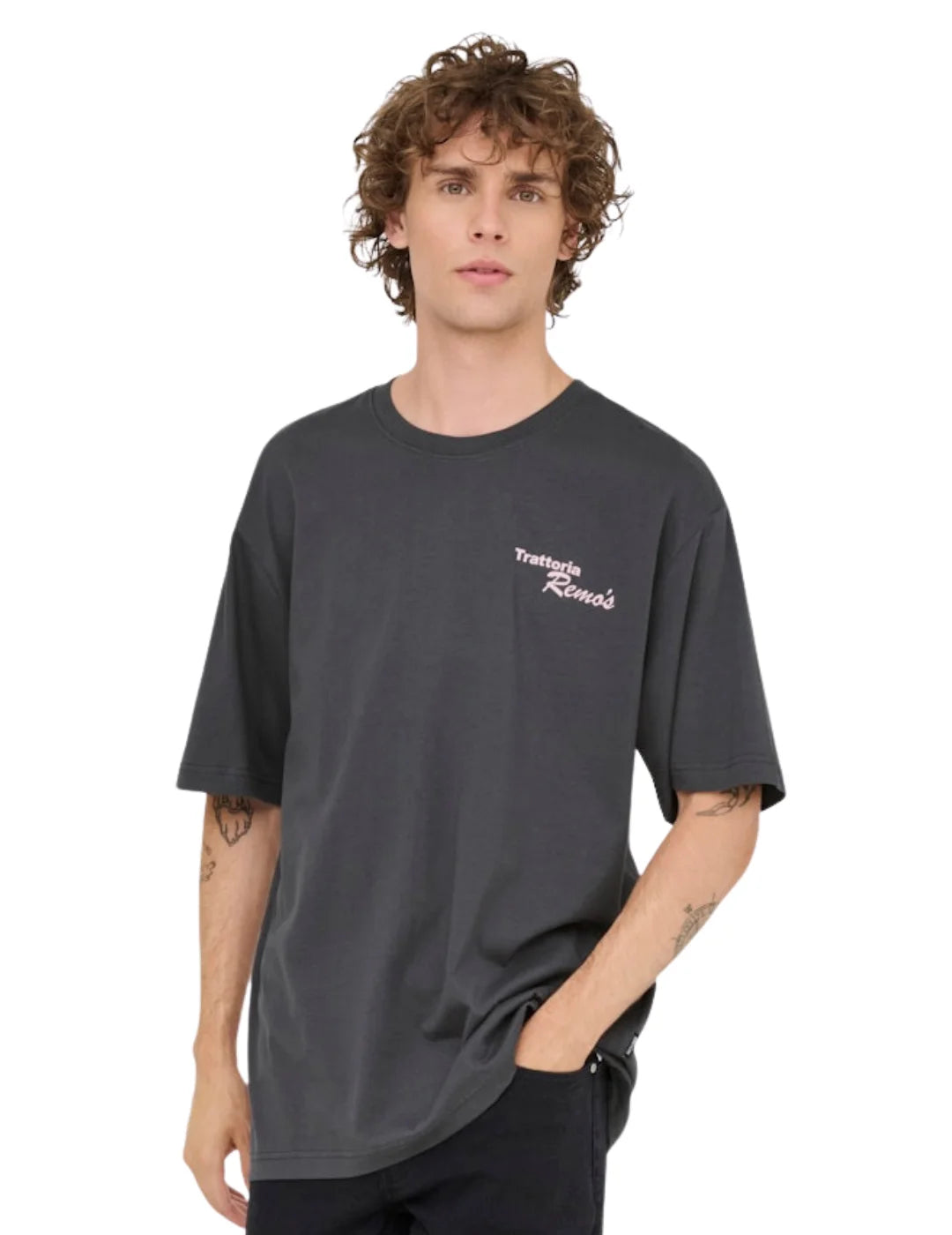 Camiseta ONLY&SONS Nathan Gris | Bicos de Fío