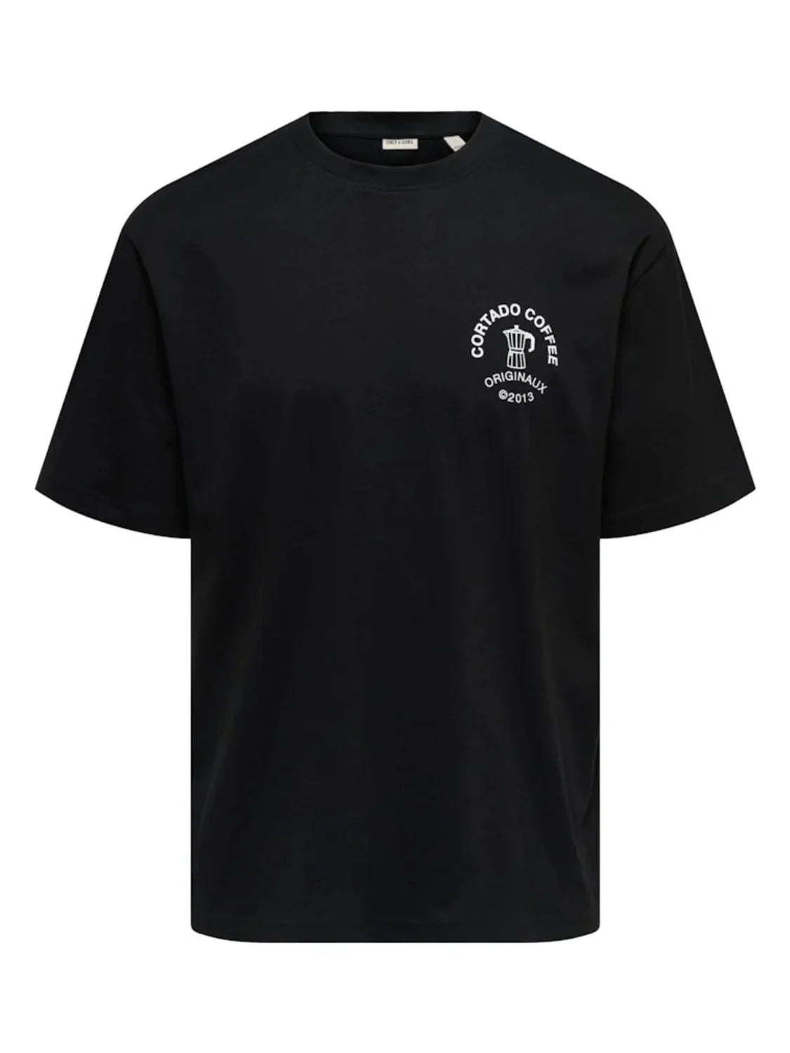 Camiseta ONLY&SONS Nathan Negro | Bicos de Fío