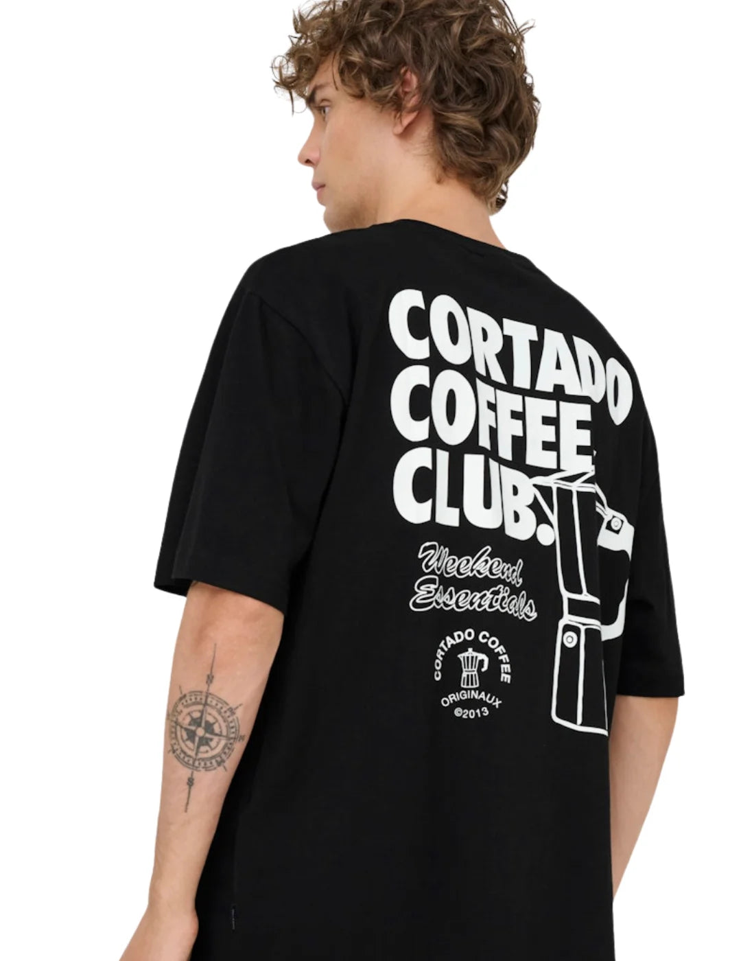 Camiseta ONLY&SONS Nathan Negro | Bicos de Fío